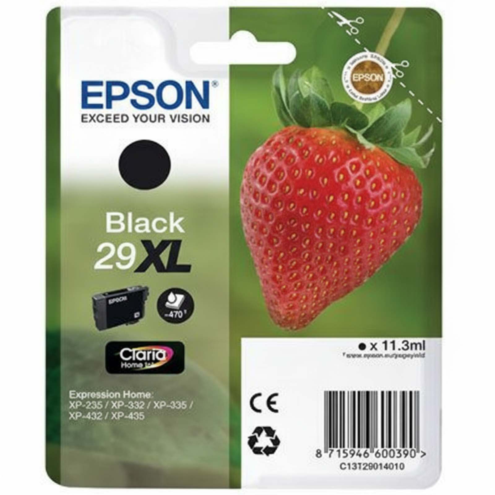 Tusz Oryginalny Epson 29XL (C13T29914010) (Czarny)