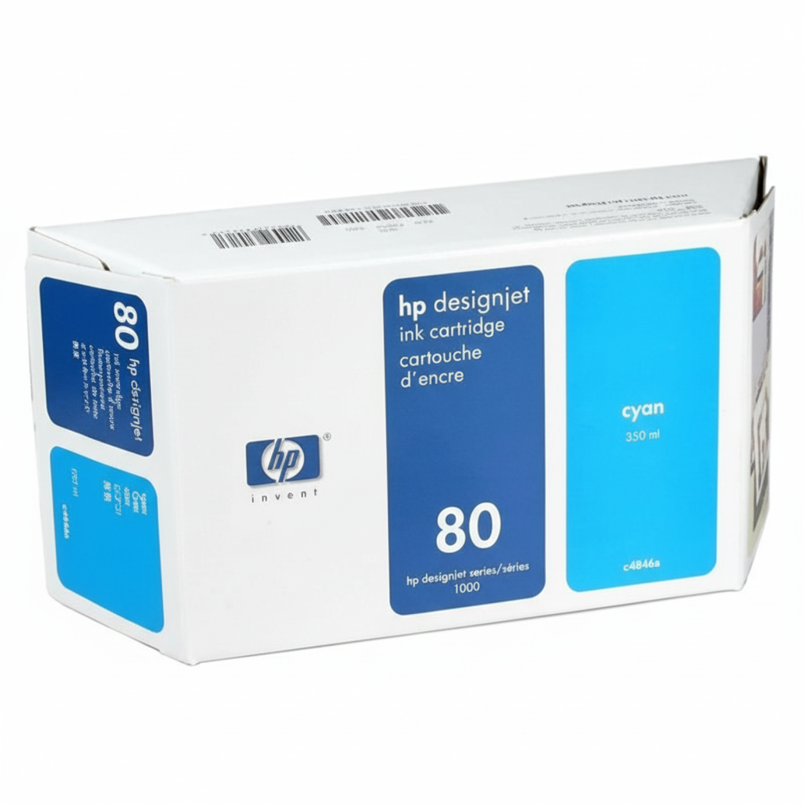 Tusz Oryginalny HP 80 XL (C4846A) (Błękitny)