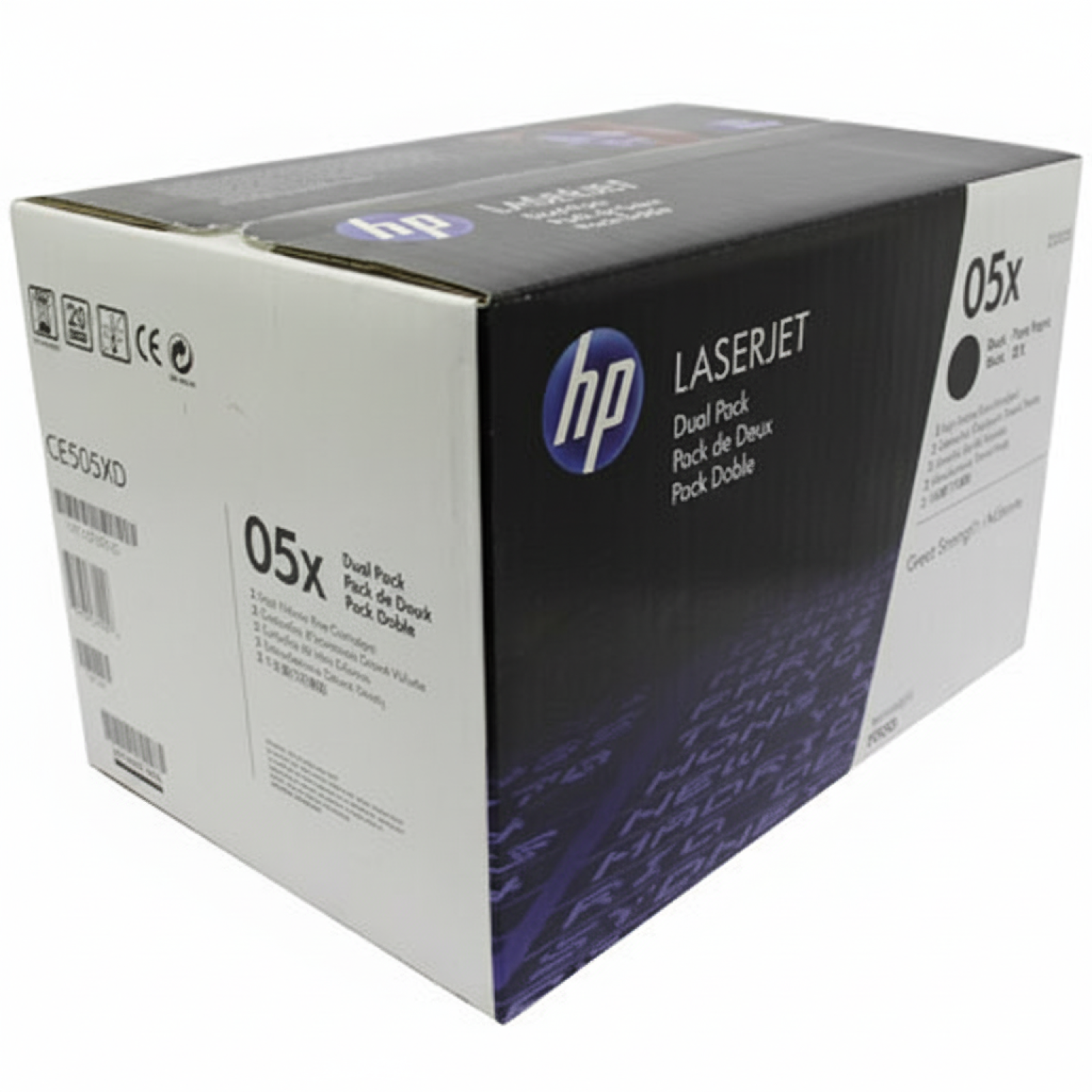 Tonery Oryginalne HP 05X (CE505XD) (Czarne) (dwupak)