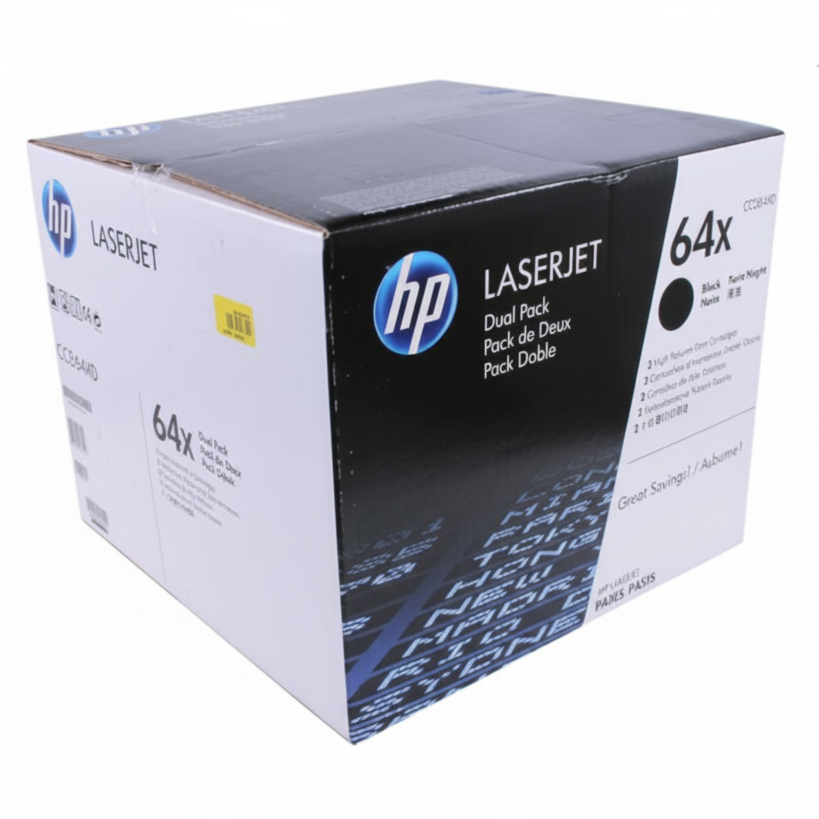 Tonery Oryginalne HP 64X (CC364XD) (Czarne) (dwupak)