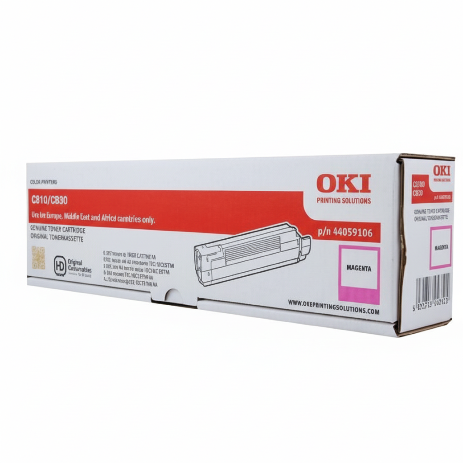 Toner Oryginalny Oki C810 830 (44059106) (Purpurowy)