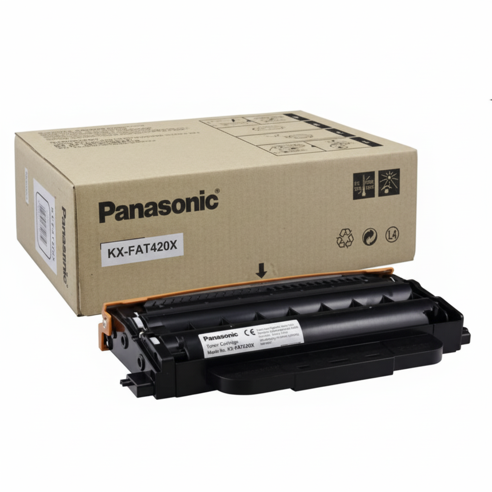 Toner Oryginalny Panasonic KX-FAT420X (KX-FAT420X) (Czarny)