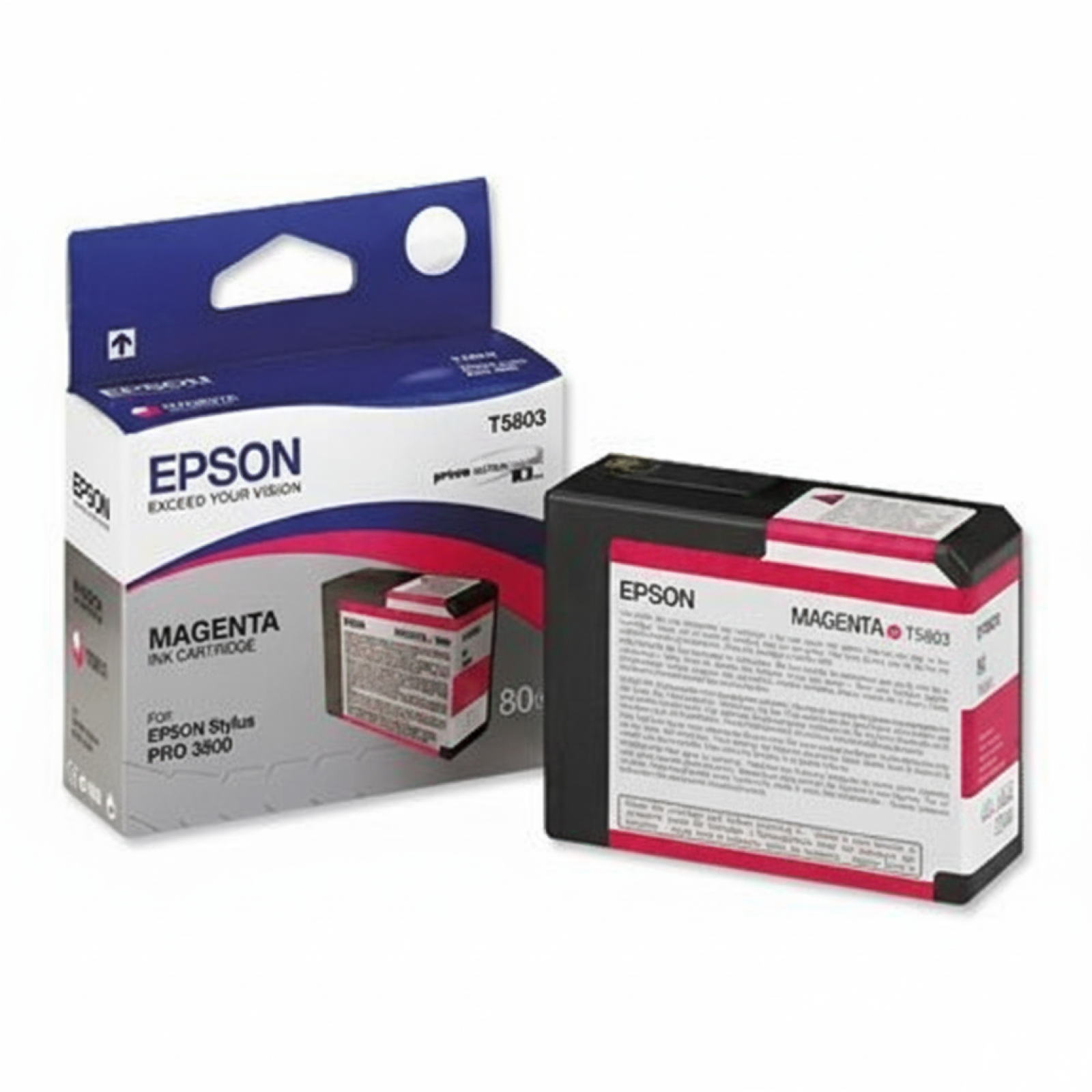 Tusz Oryginalny Epson T5803 (C13T580300) (Purpurowy)