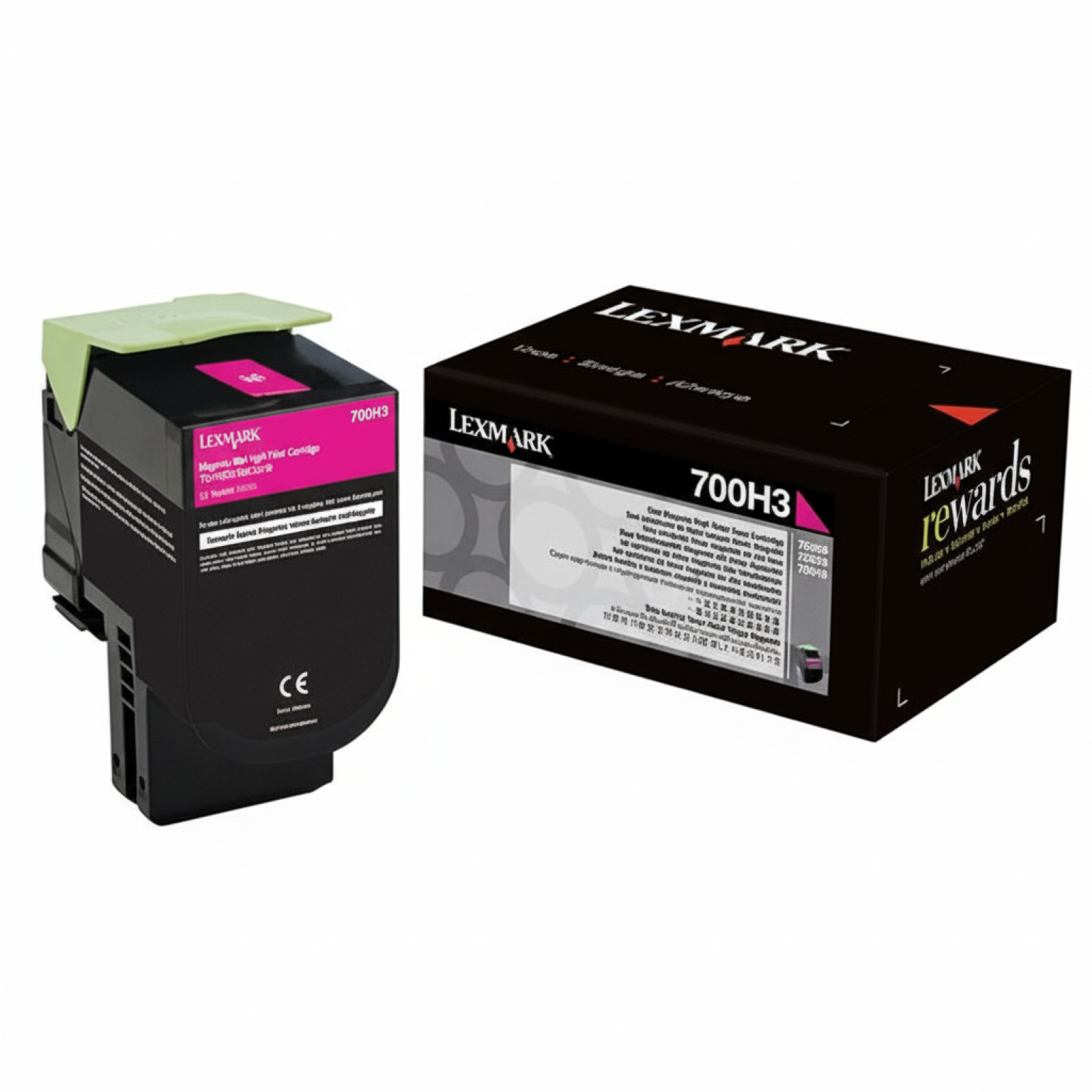 Toner Oryginalny Lexmark 702HM (70C2HM0) (Purpurowy)