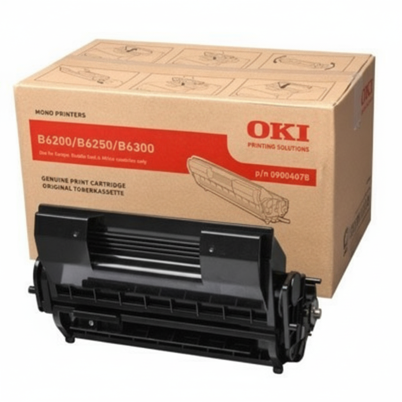 Toner Oryginalny Oki B6250 (9004078) (Czarny)