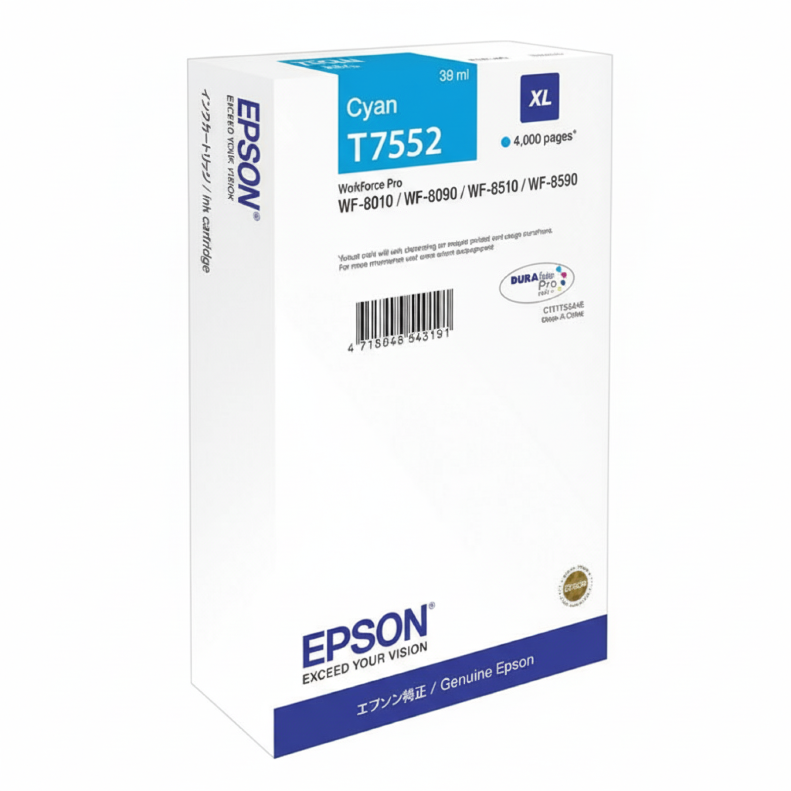 Tusz Oryginalny Epson T7552 (C13T755240) (Błękitny)