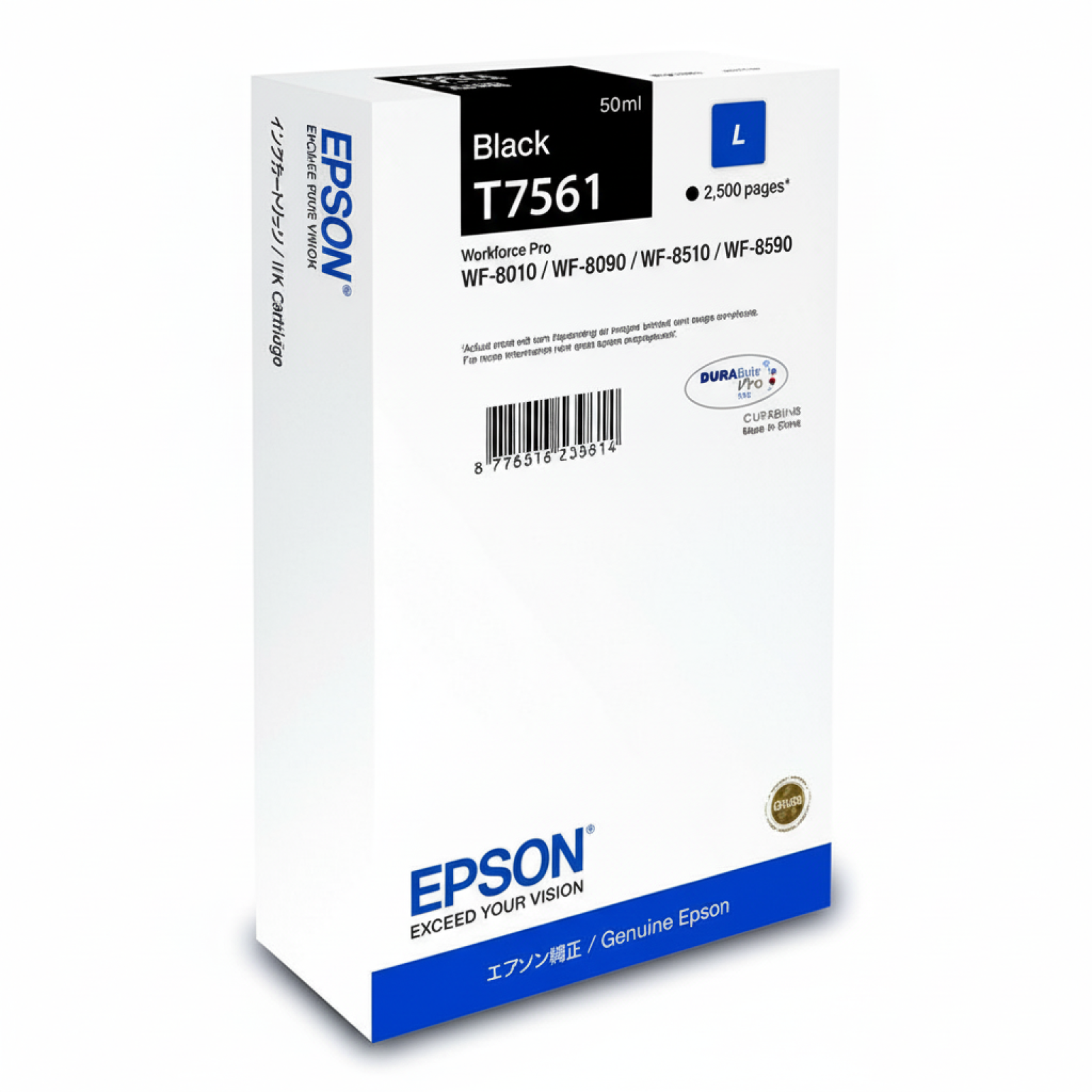 Tusz Oryginalny Epson T7561 (C13T756140) (Czarny)