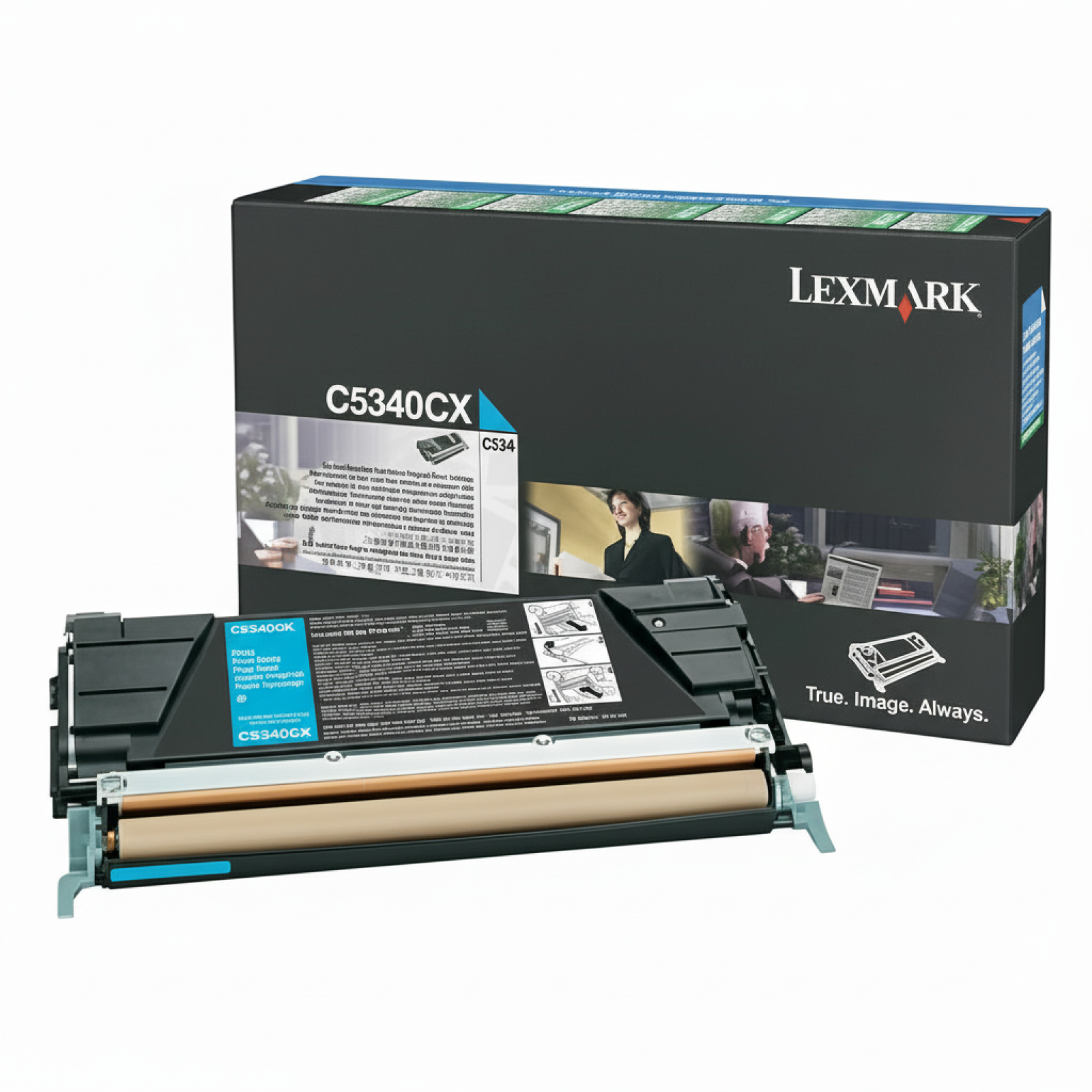 Toner Oryginalny Lexmark C5340CX (C5340CX) (Błękitny)