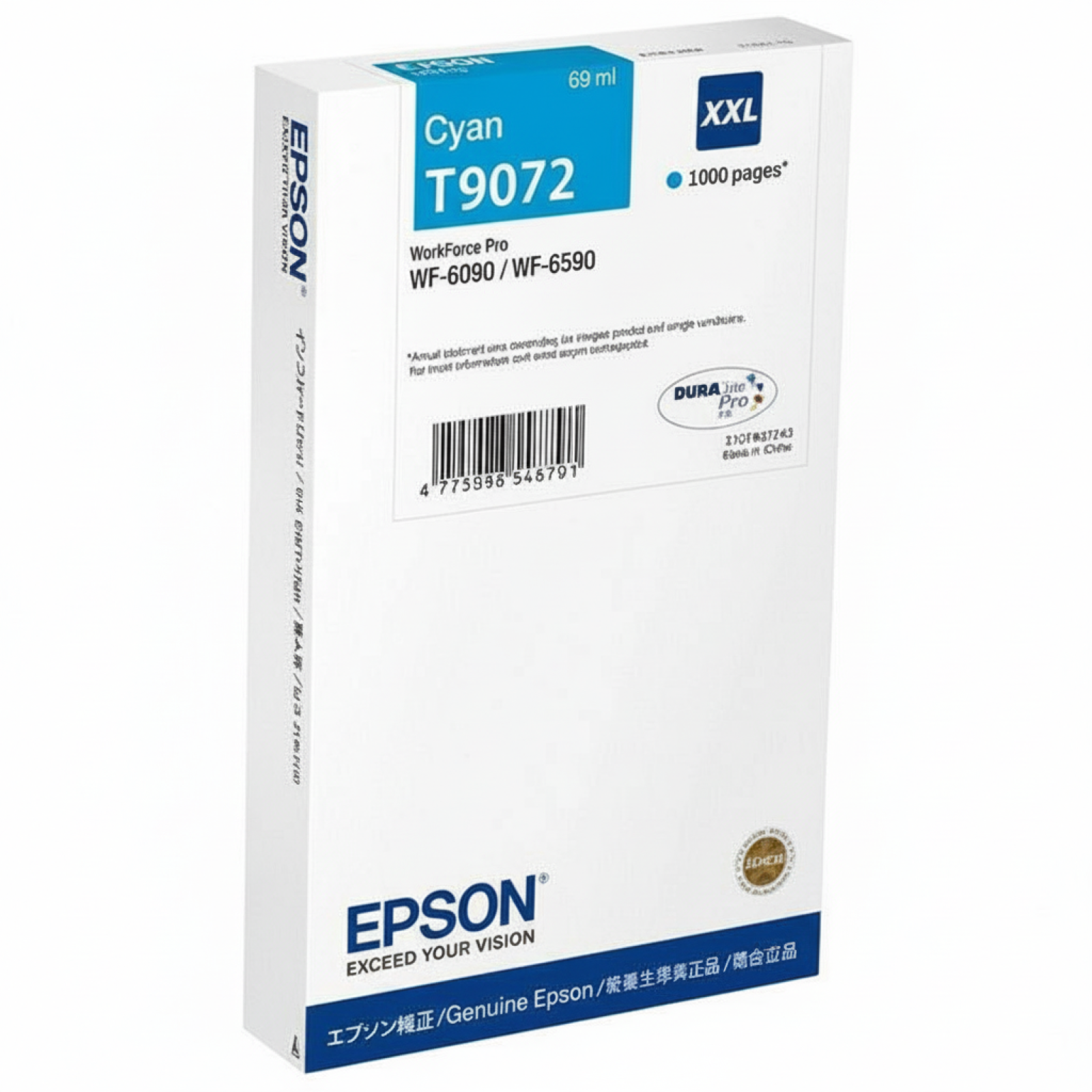 Tusz Oryginalny Epson T9072 (C13T907240) (Błękitny)