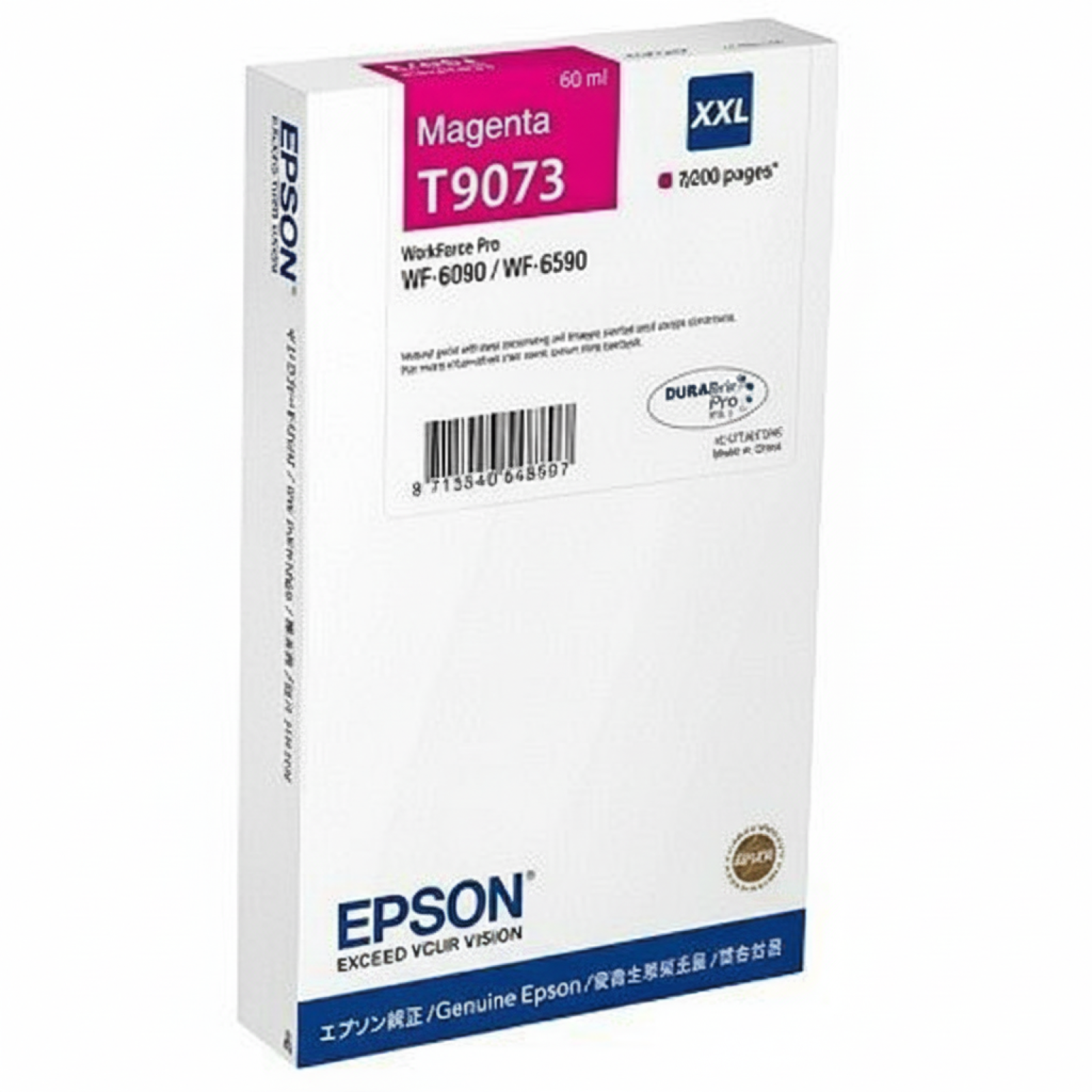 Tusz Oryginalny Epson T9073 (C13T907340) (Purpurowy)