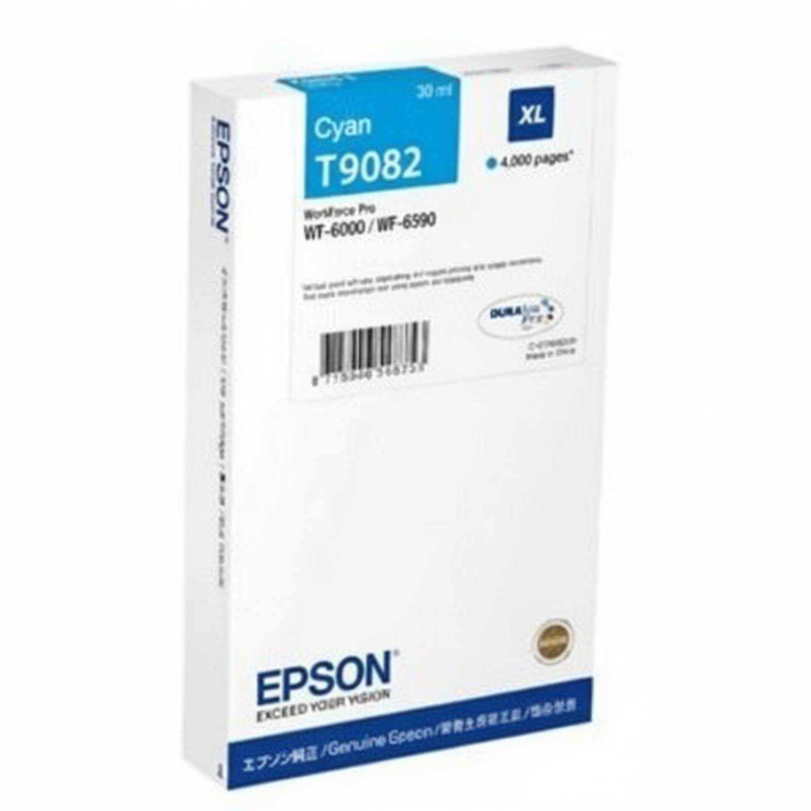 Tusz Oryginalny Epson T9082 (C13T908240) (Błękitny)