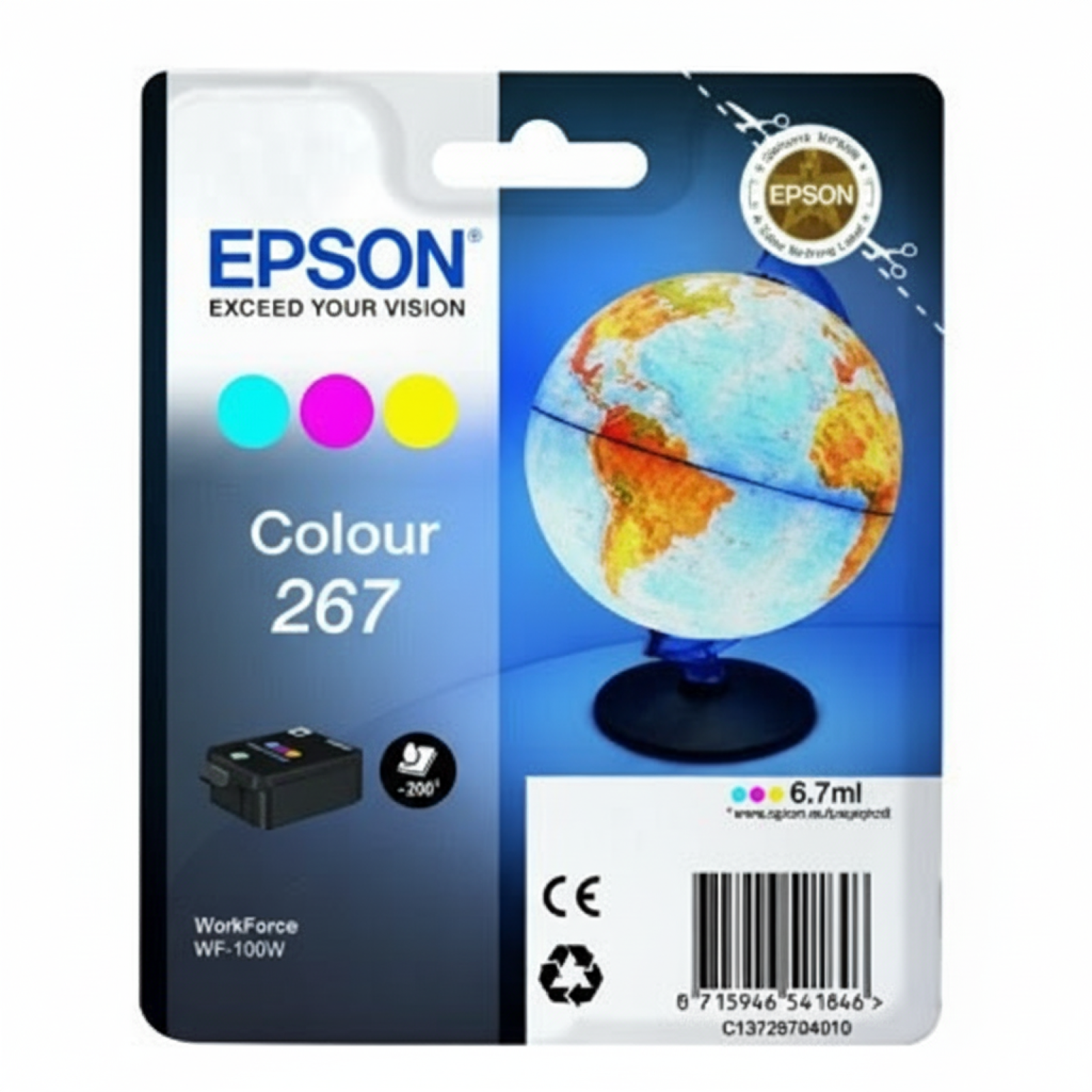 Tusz Oryginalny Epson T2670 (C13T26704010) (Kolorowy)