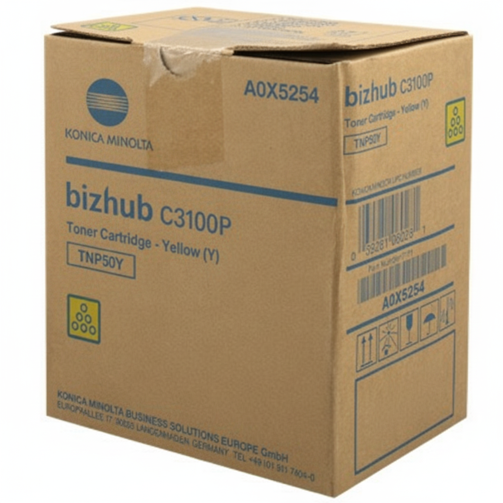 Toner Oryginalny KM TNP-50Y (A0X5254) (Żółty)