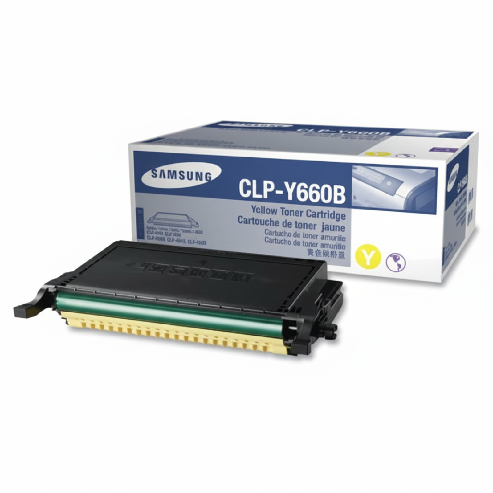 Toner Oryginalny Samsung CLP-Y660B 5K (ST959A) (Żółty)