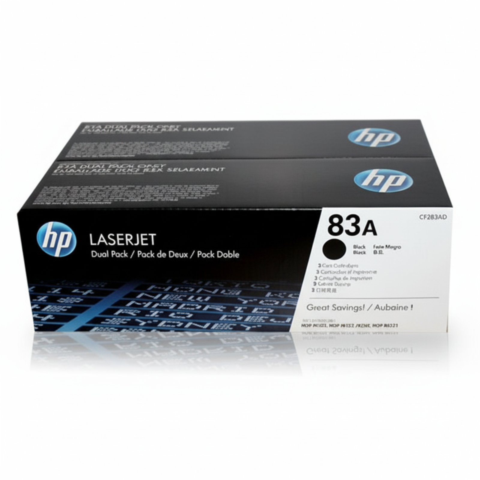 Tonery Oryginalne HP 83A (CF283AD) (Czarne) (dwupak)