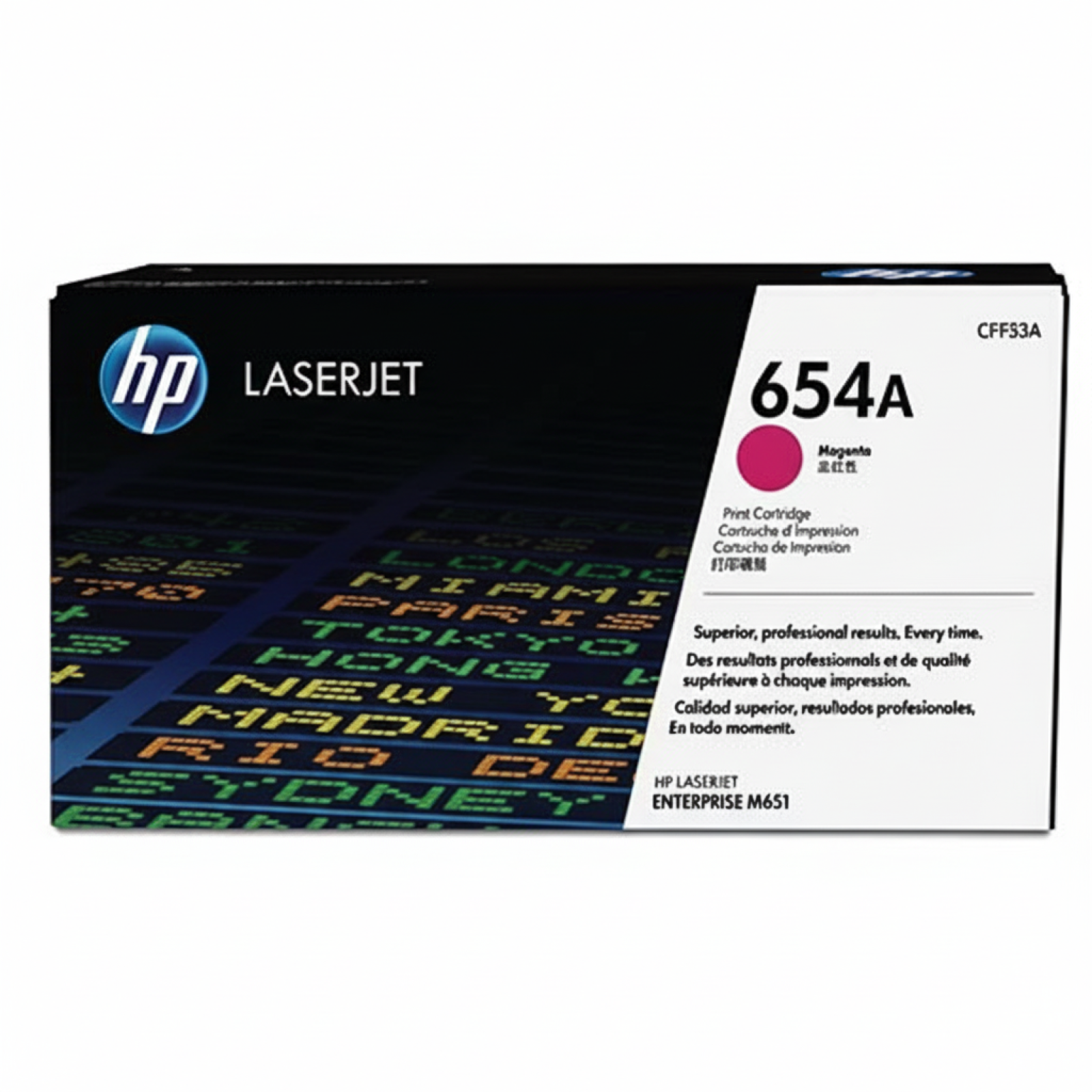 Toner Oryginalny HP 654A (CF333A) (Purpurowy)