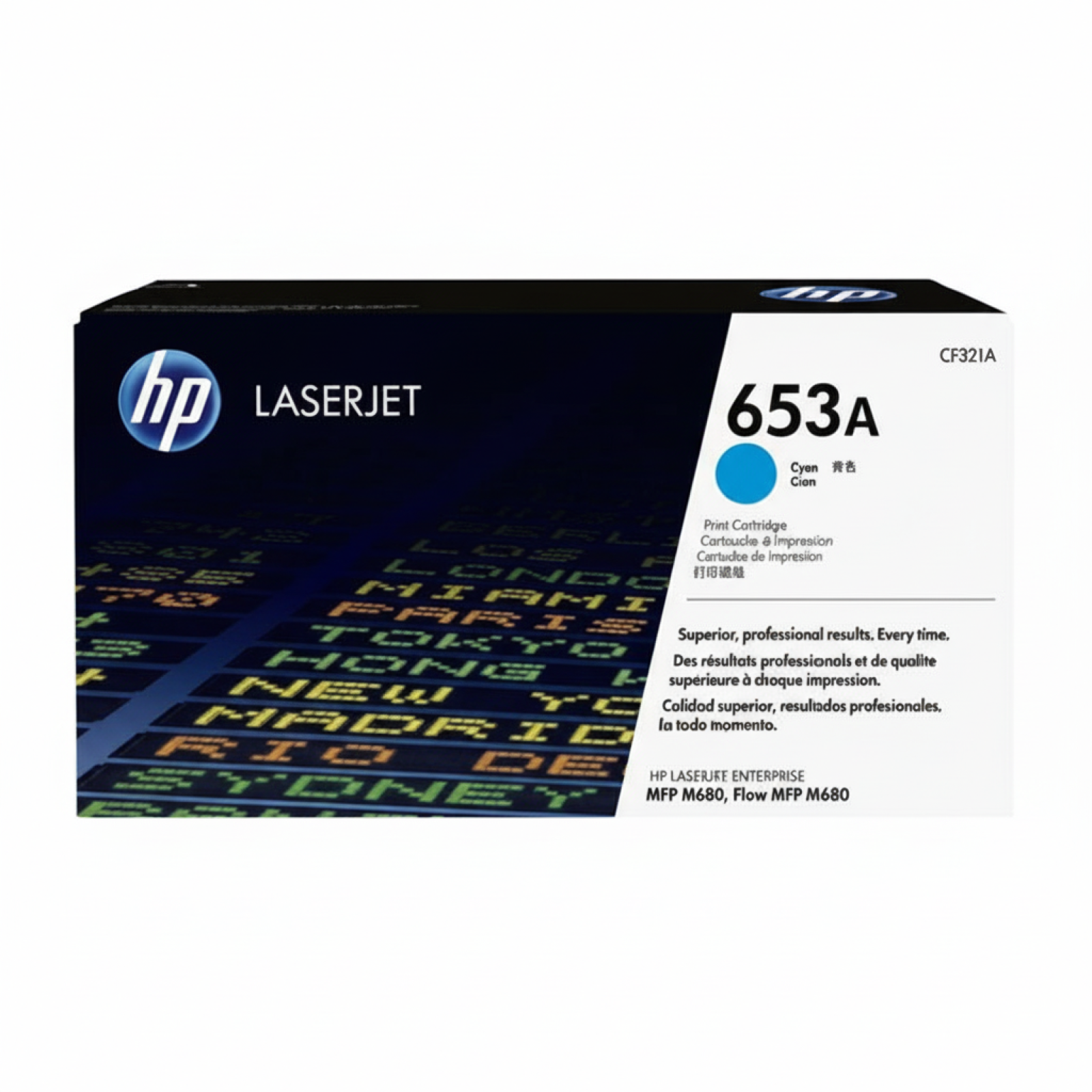 Toner Oryginalny HP 653A (CF321A) (Błękitny)