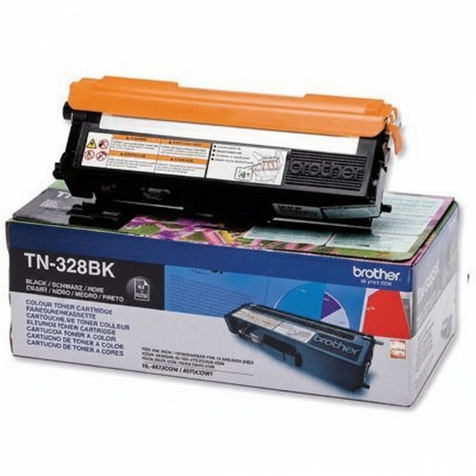 Toner Oryginalny Brother TN-328BK (TN328BK) (Czarny)