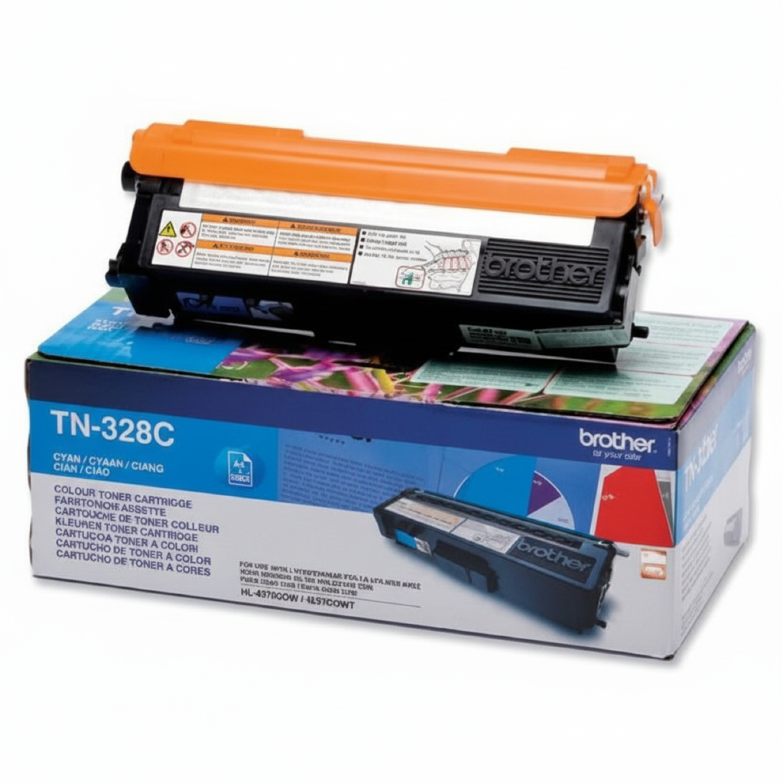 Toner Oryginalny Brother TN-328C (TN328C) (Błękitny)