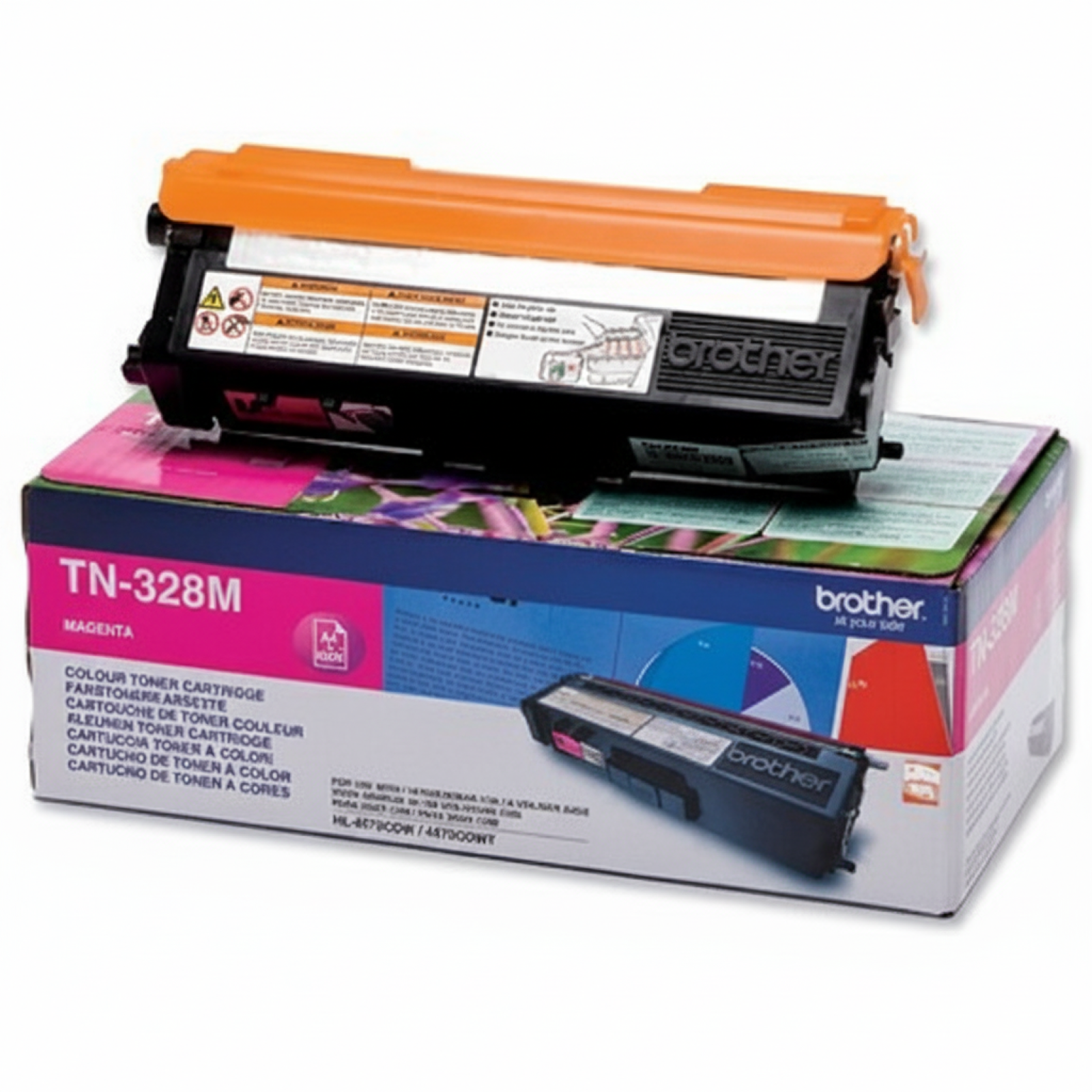 Toner Oryginalny Brother TN-328M (TN328M) (Purpurowy)