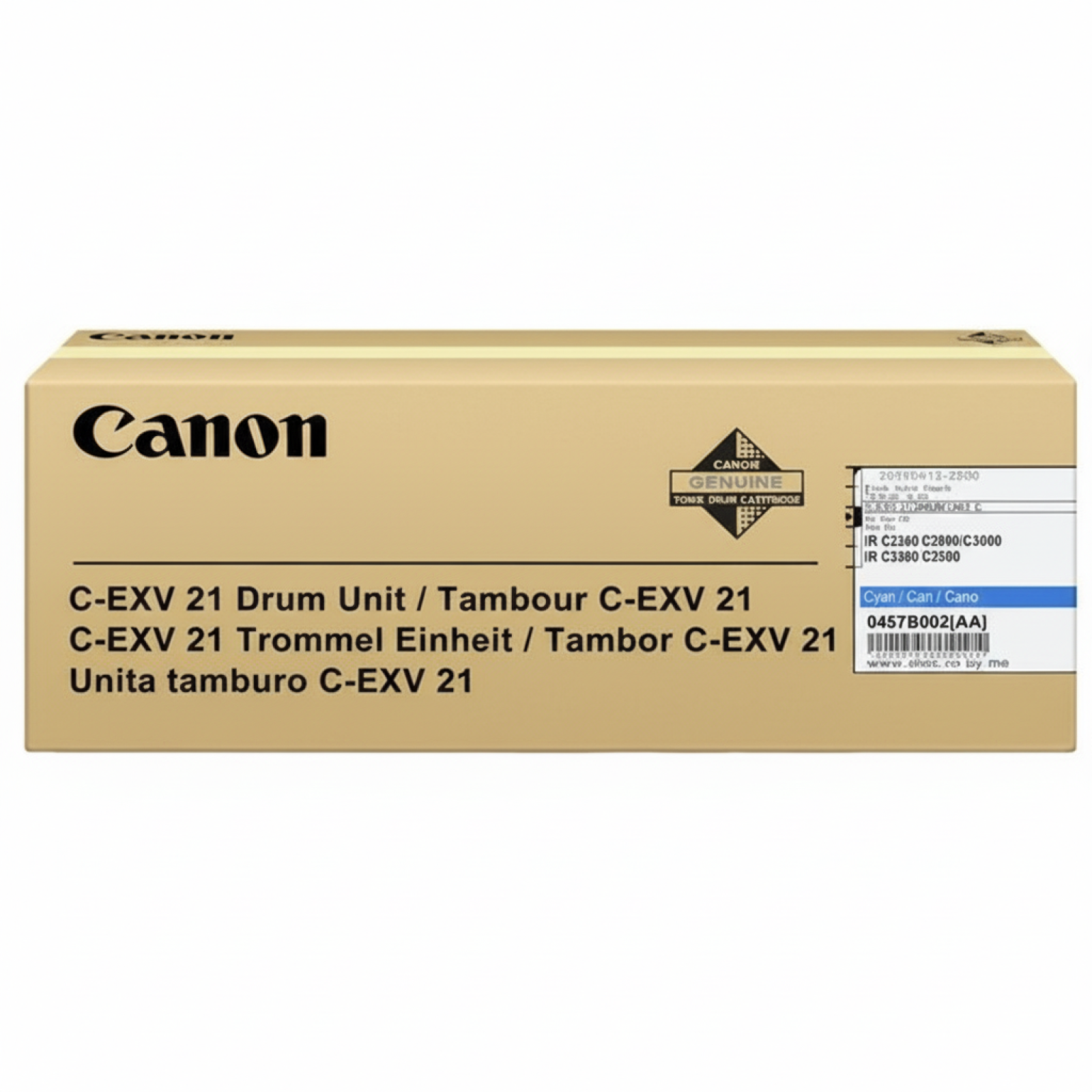 Bęben Oryginalny Canon C-EXV 21 C (0457B002) (Błękitny)