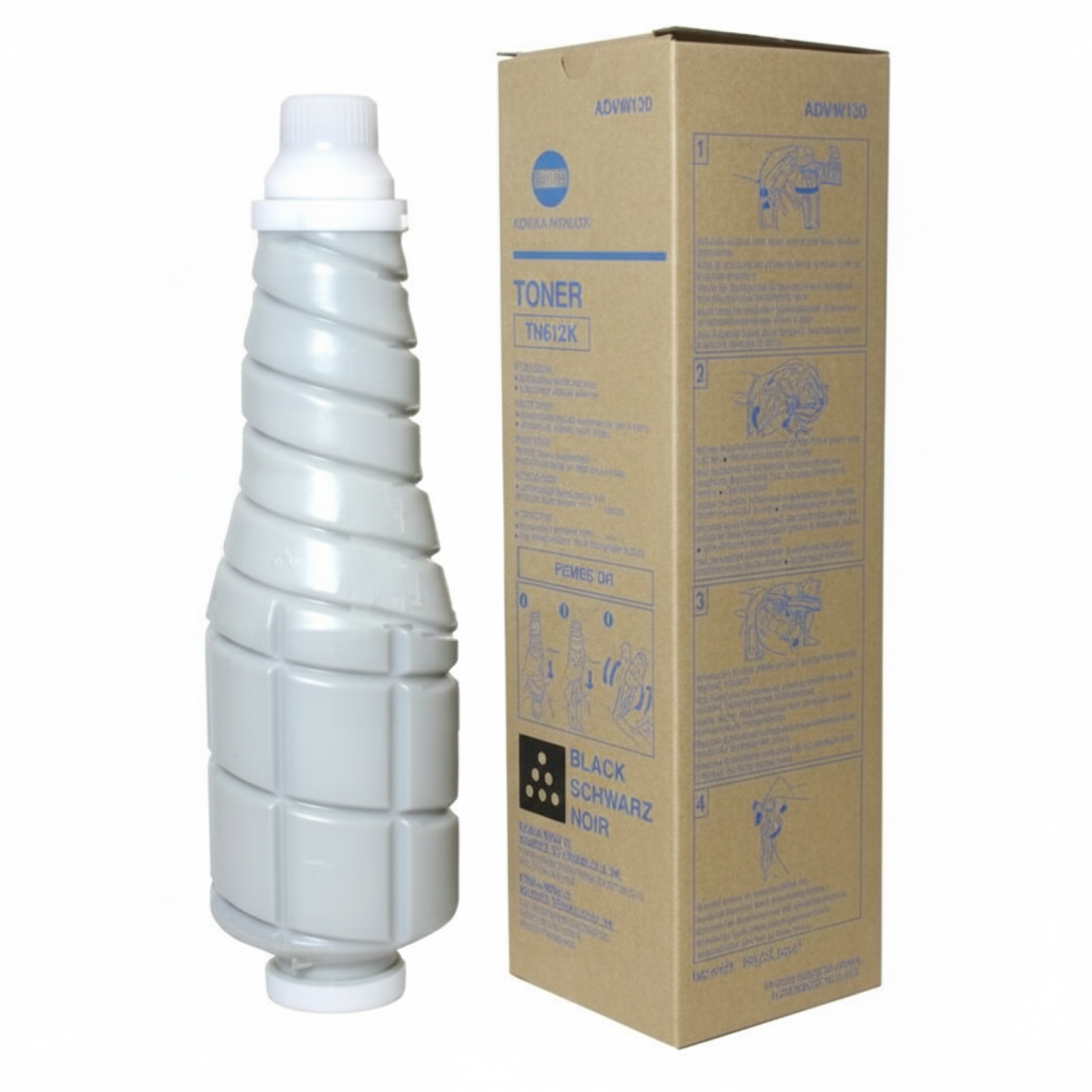 Toner Oryginalny KM TN-612K (A0VW150) (Czarny)