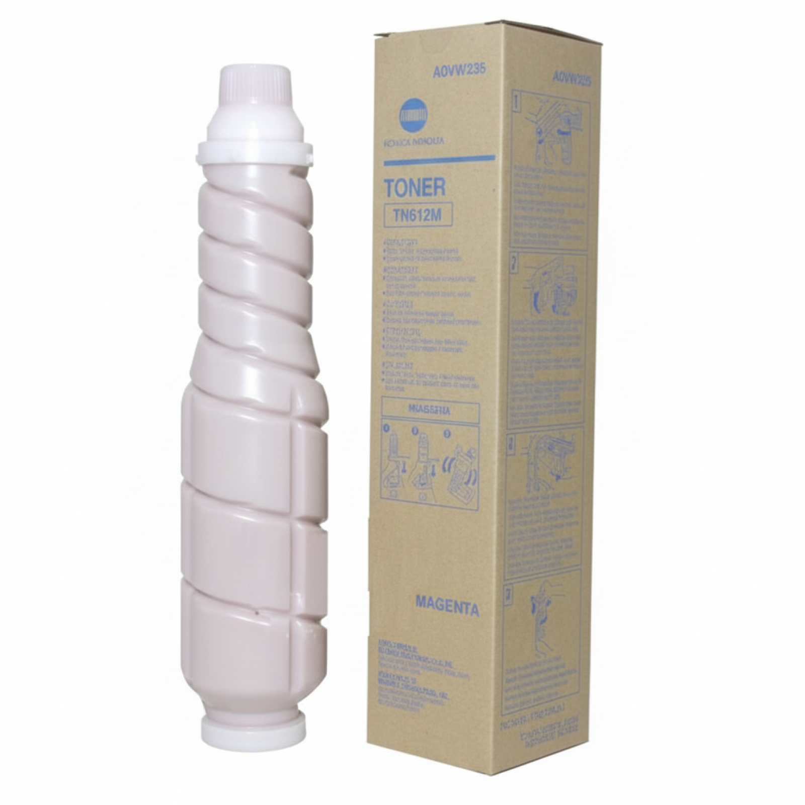 Toner Oryginalny KM TN-612M (A0VW350) (Purpurowy)