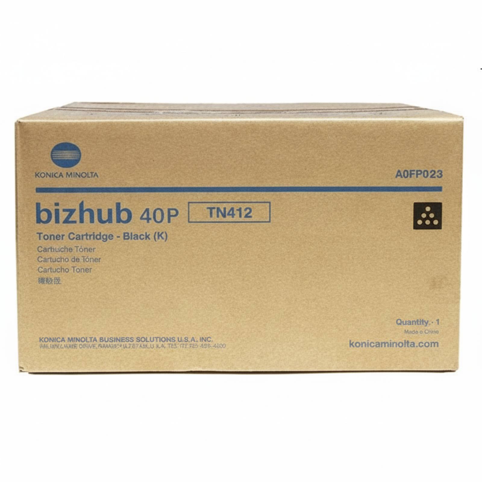 Toner Oryginalny KM TN-412 (A0FP023) (Czarny)