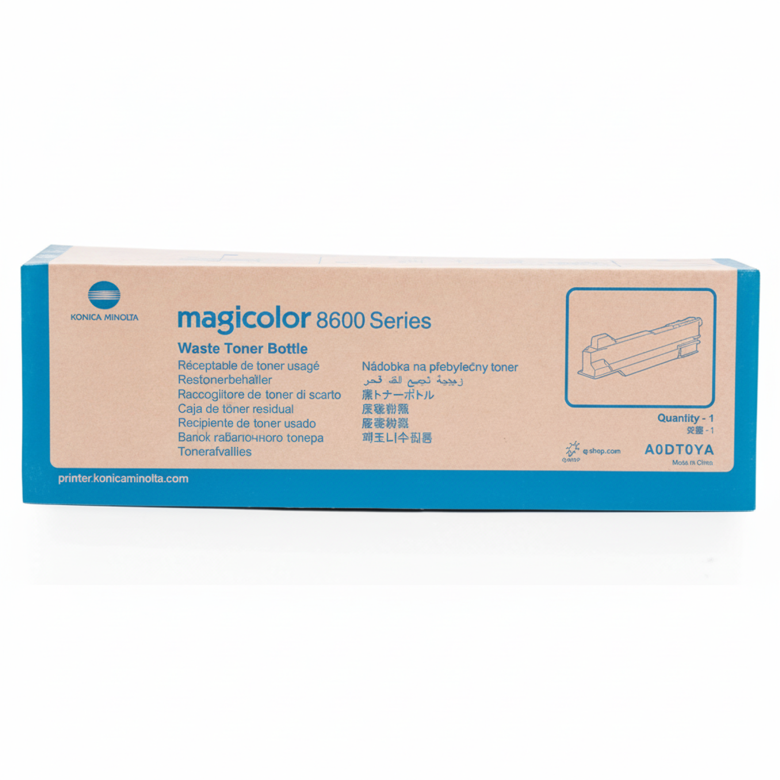 Pojemnik na Zużyty Toner Oryginalny KM 8650 (A0DT0YA)