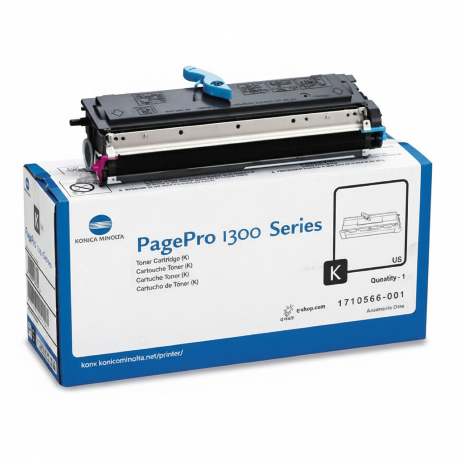 Toner Oryginalny KM PP 1300 1380 (P1710-5660-02) (Czarny)