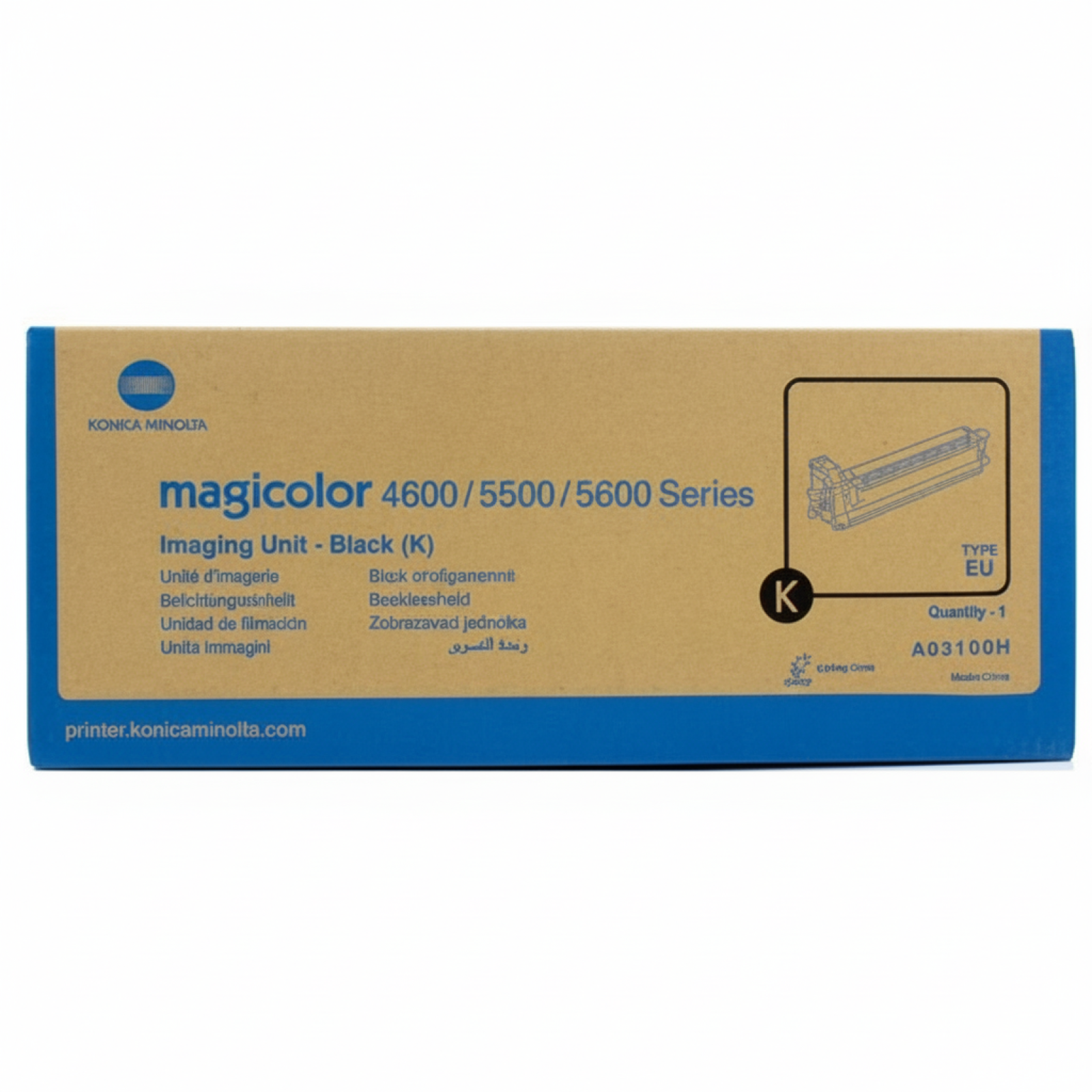 Bęben Oryginalny KM A03100H (A03100H) (Czarny)