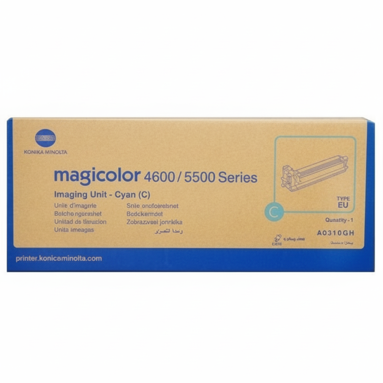 Bęben Oryginalny KM A0310GH (A0310GH) (Błękitny)