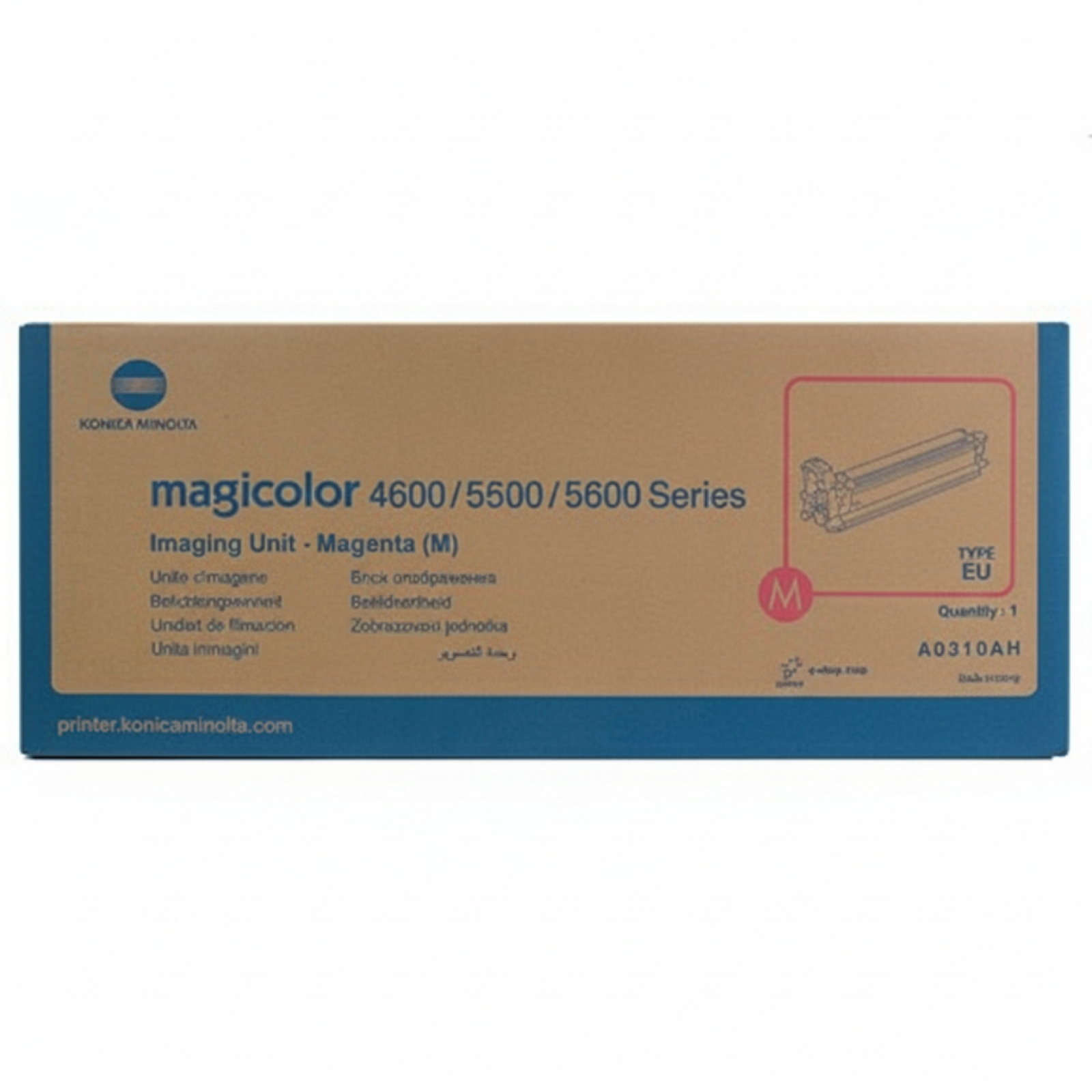 Bęben Oryginalny KM A0310AH (A0310AH) (Purpurowy)