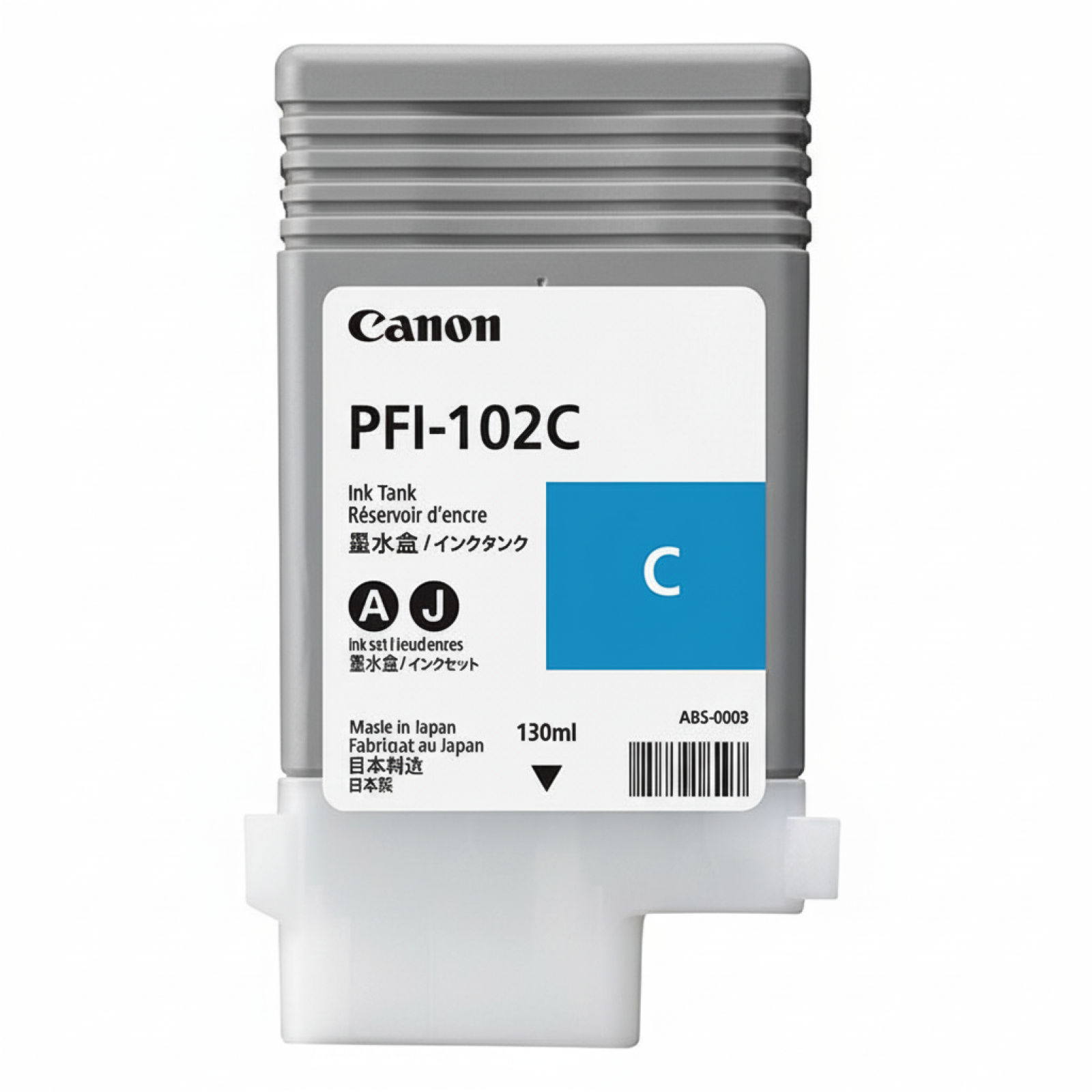 Tusz Oryginalny Canon PFI-102C (CF0896B001A) (Błękitny)