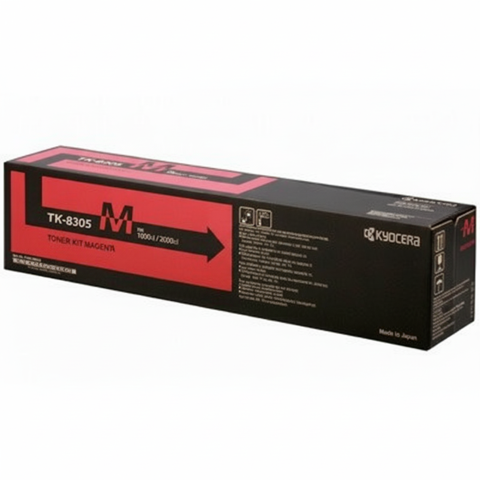 Toner Oryginalny Kyocera TK-8305M (1T02LKBNL0) (Purpurowy)