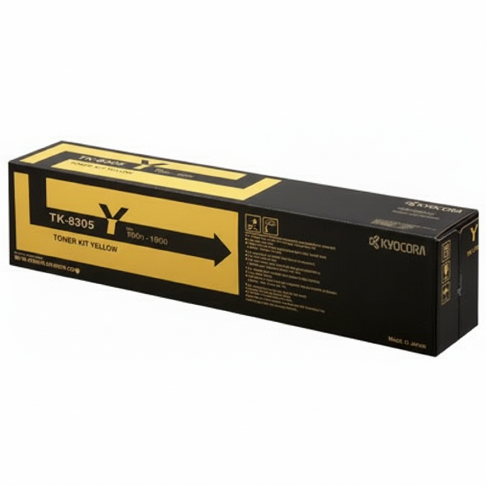 Toner Oryginalny Kyocera TK-8305Y (1T02LKANL0) (Żółty)