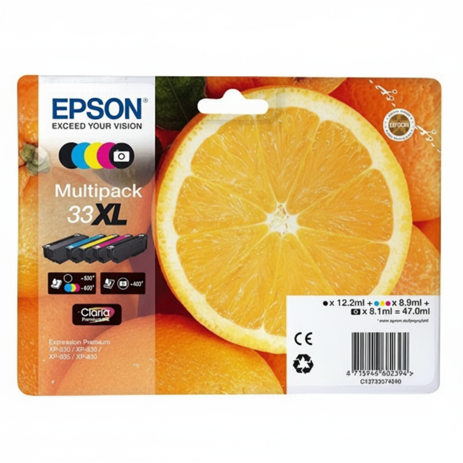 Tusze Oryginalne Epson T3357 (C13T33574010) (komplet)