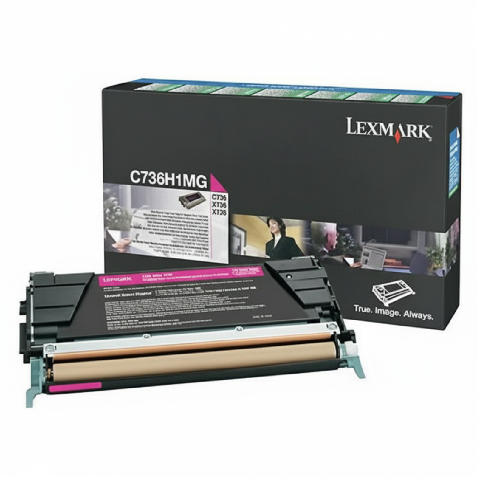 Toner Oryginalny Lexmark C736H1MG (C736H1MG) (Purpurowy)