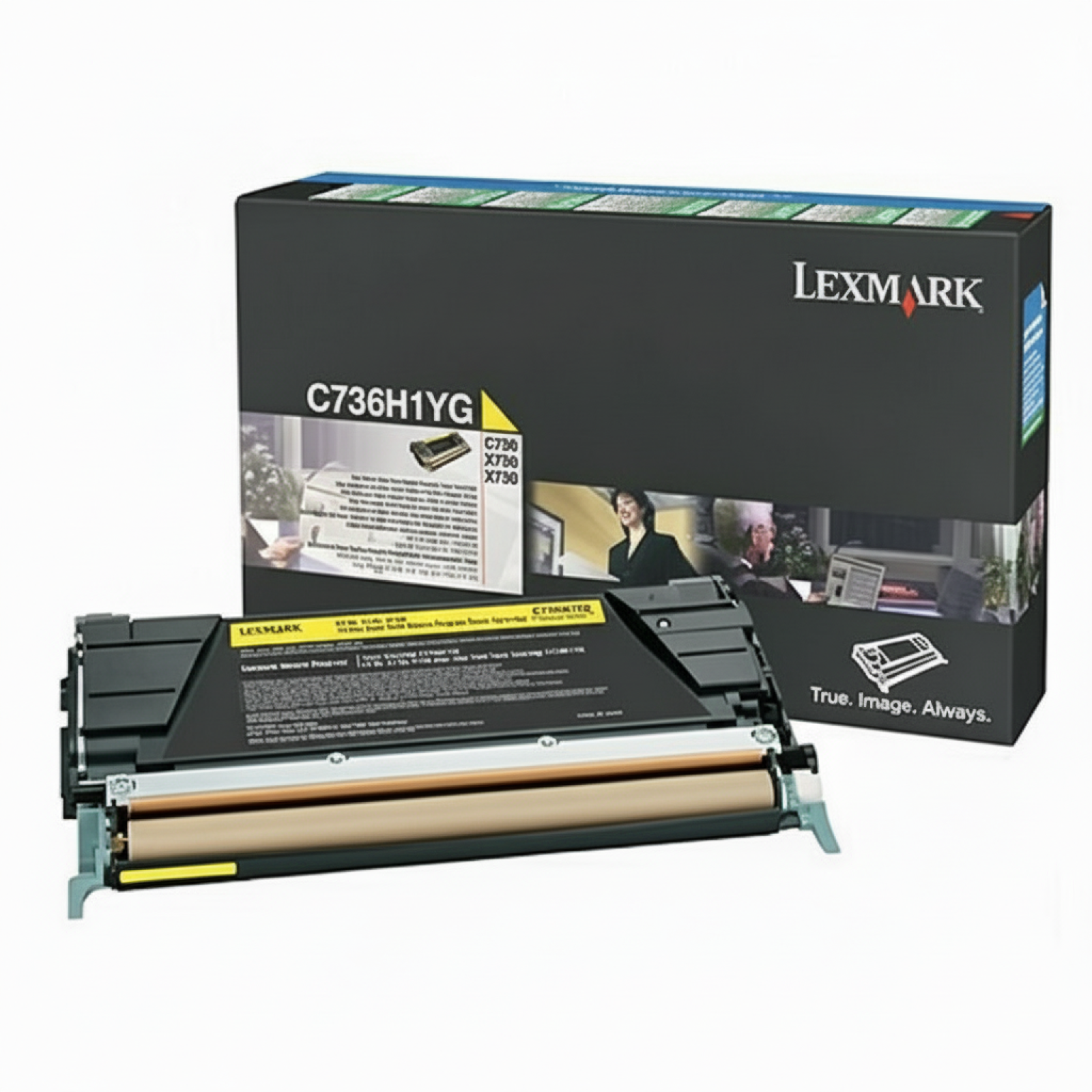 Toner Oryginalny Lexmark C736H1YG (C736H1YG) (Żółty)