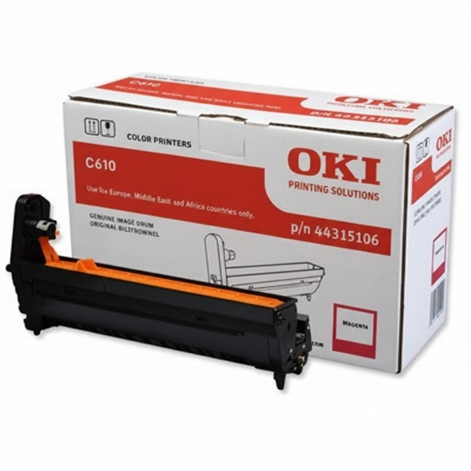 Bęben Oryginalny Oki C610 (44315106) (Purpurowy)