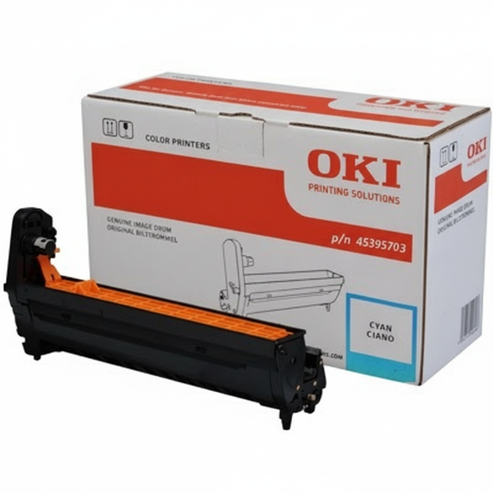 Bęben Oryginalny Oki 45395703 (45395703) (Błękitny)