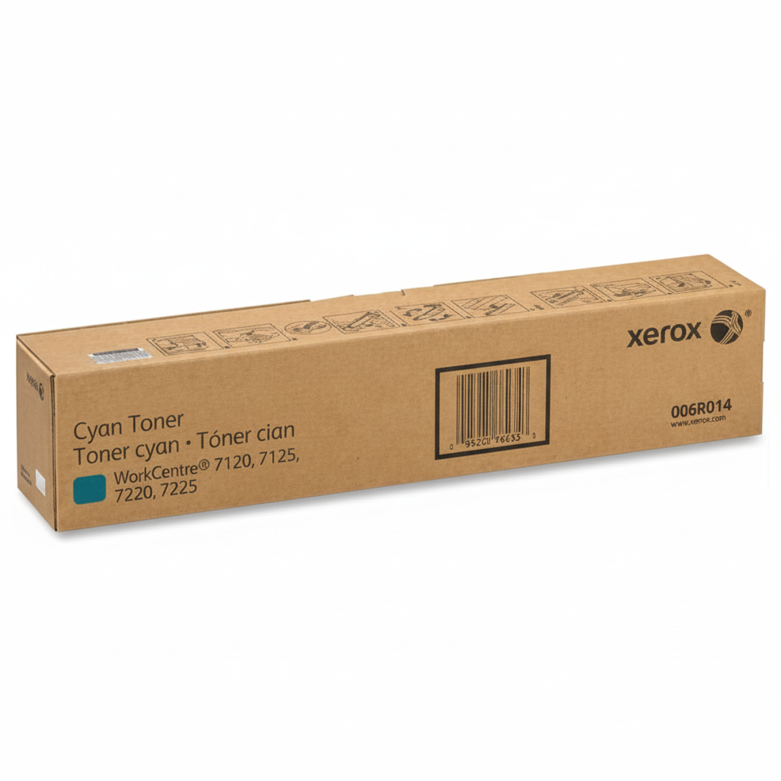 Toner Oryginalny Xerox 7120 7220 (006R01464) (Błękitny)