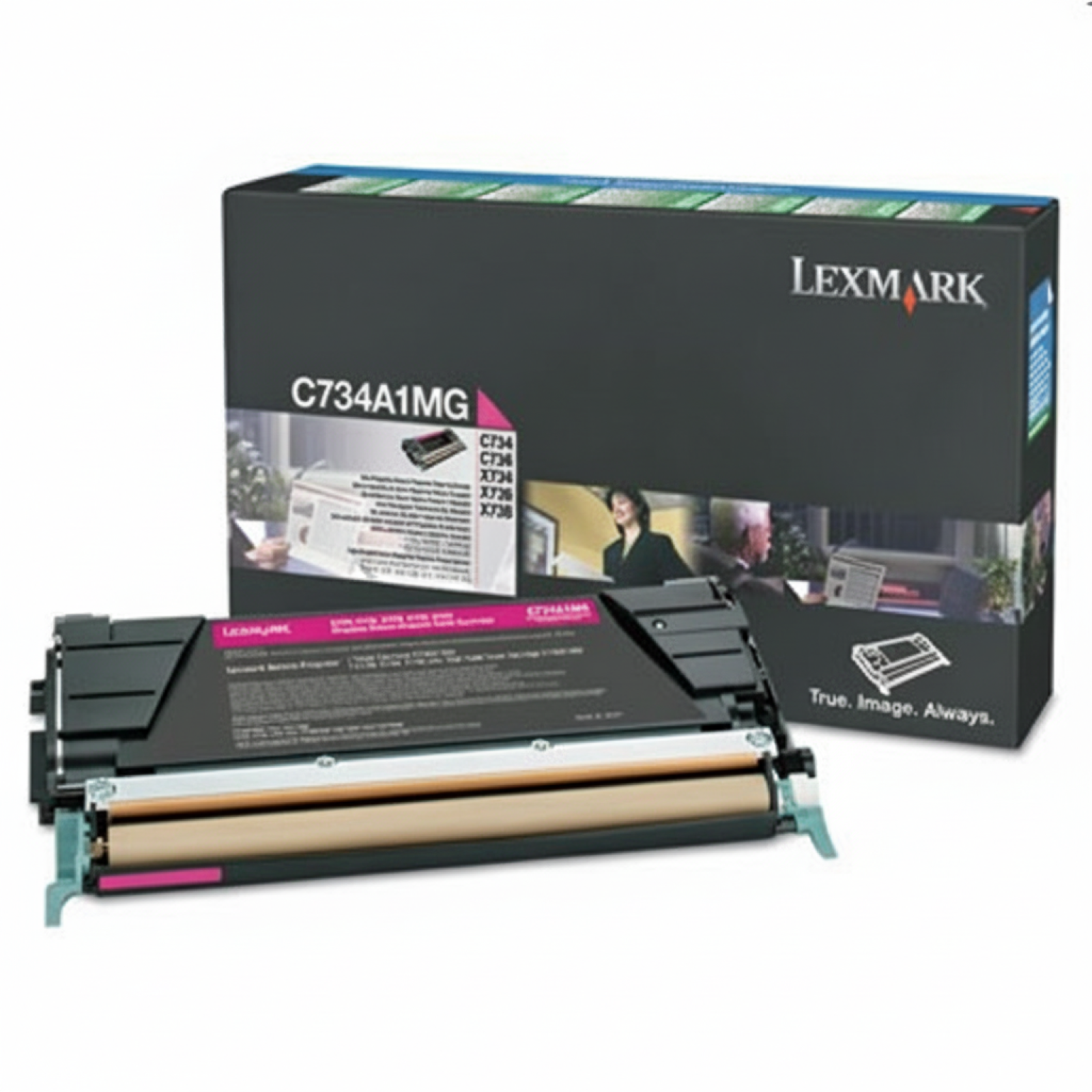 Toner Oryginalny Lexmark X746A1MG (X746A1MG) (Purpurowy)