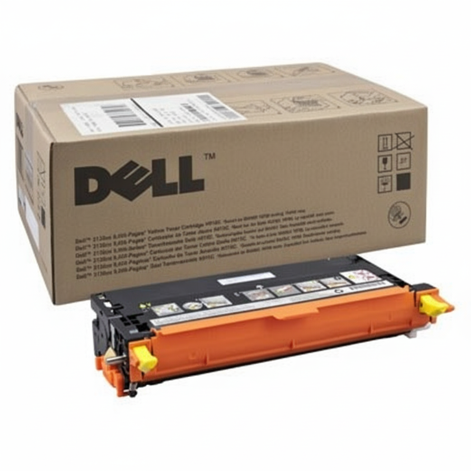 Toner Oryginalny Dell 3130 9k (593-10291) (Żółty)