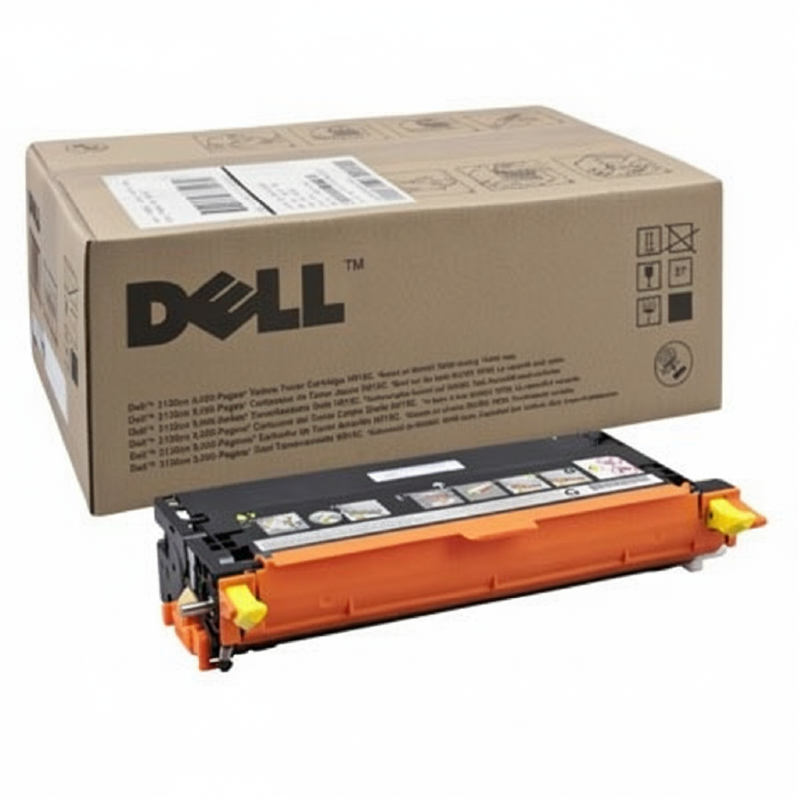 Toner Oryginalny Dell 3130 3k (593-10295) (Żółty)