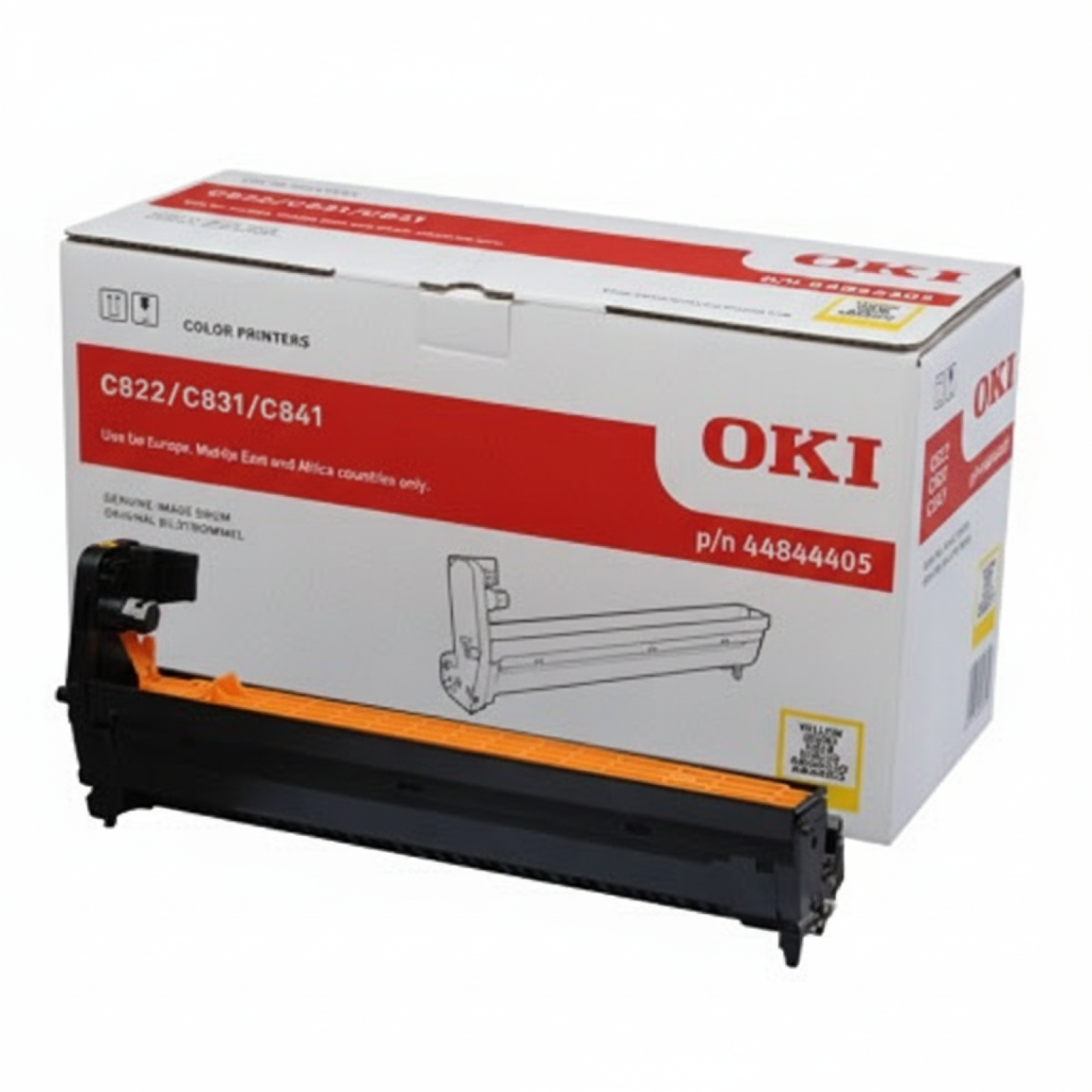 Bęben Oryginalny Oki C822 (44844405) (Żółty)