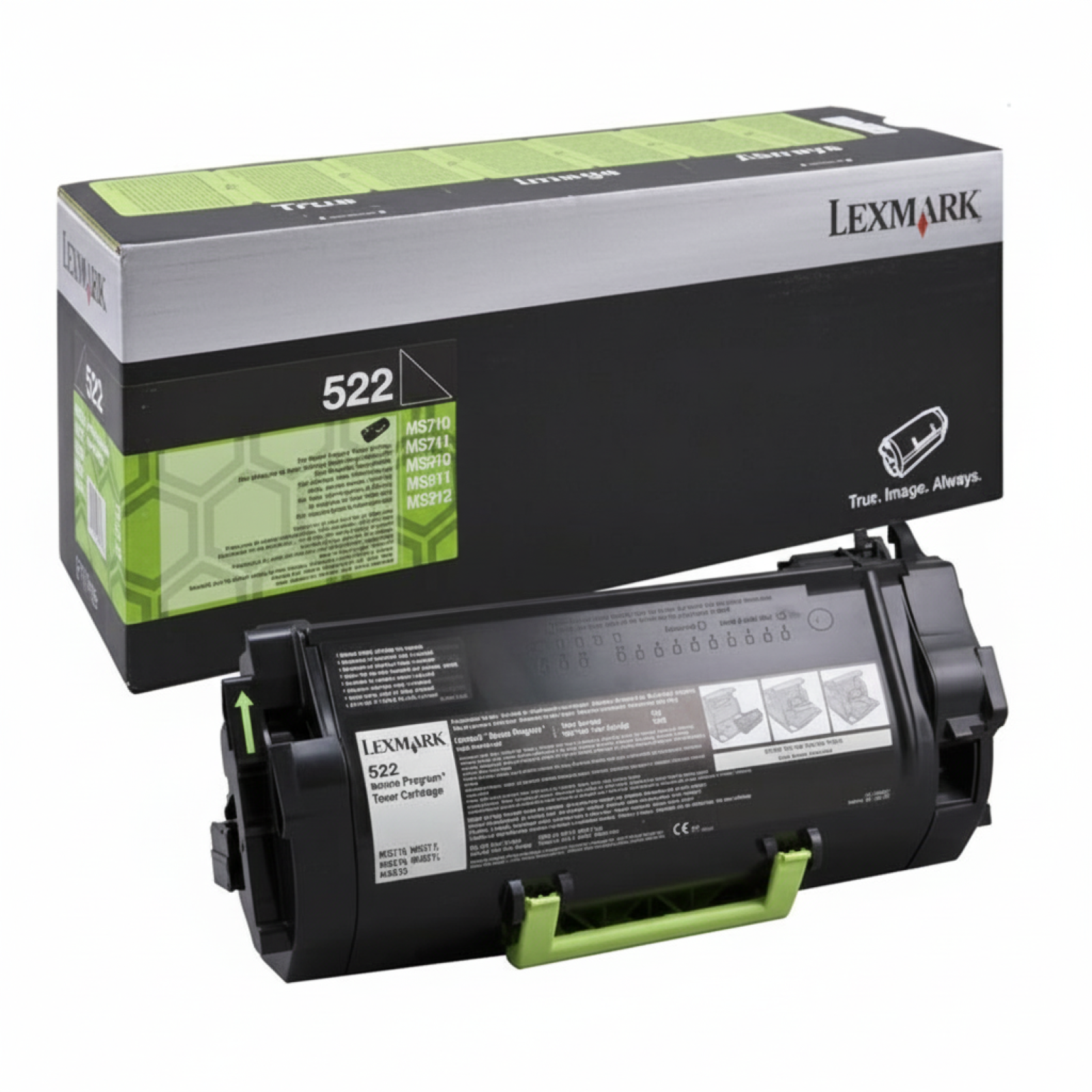Toner Oryginalny Lexmark 522 (52D2000) (Czarny)