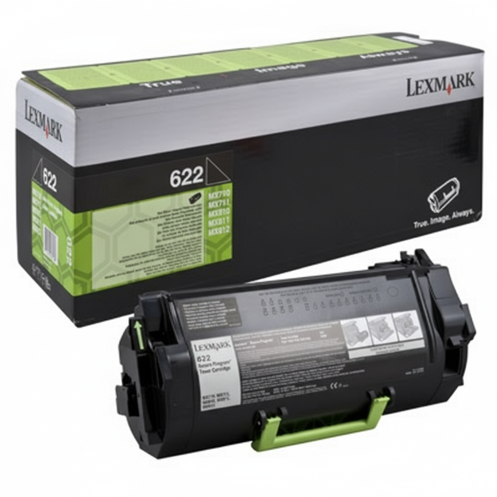 Toner Oryginalny Lexmark 622 (62D2000) (Czarny)