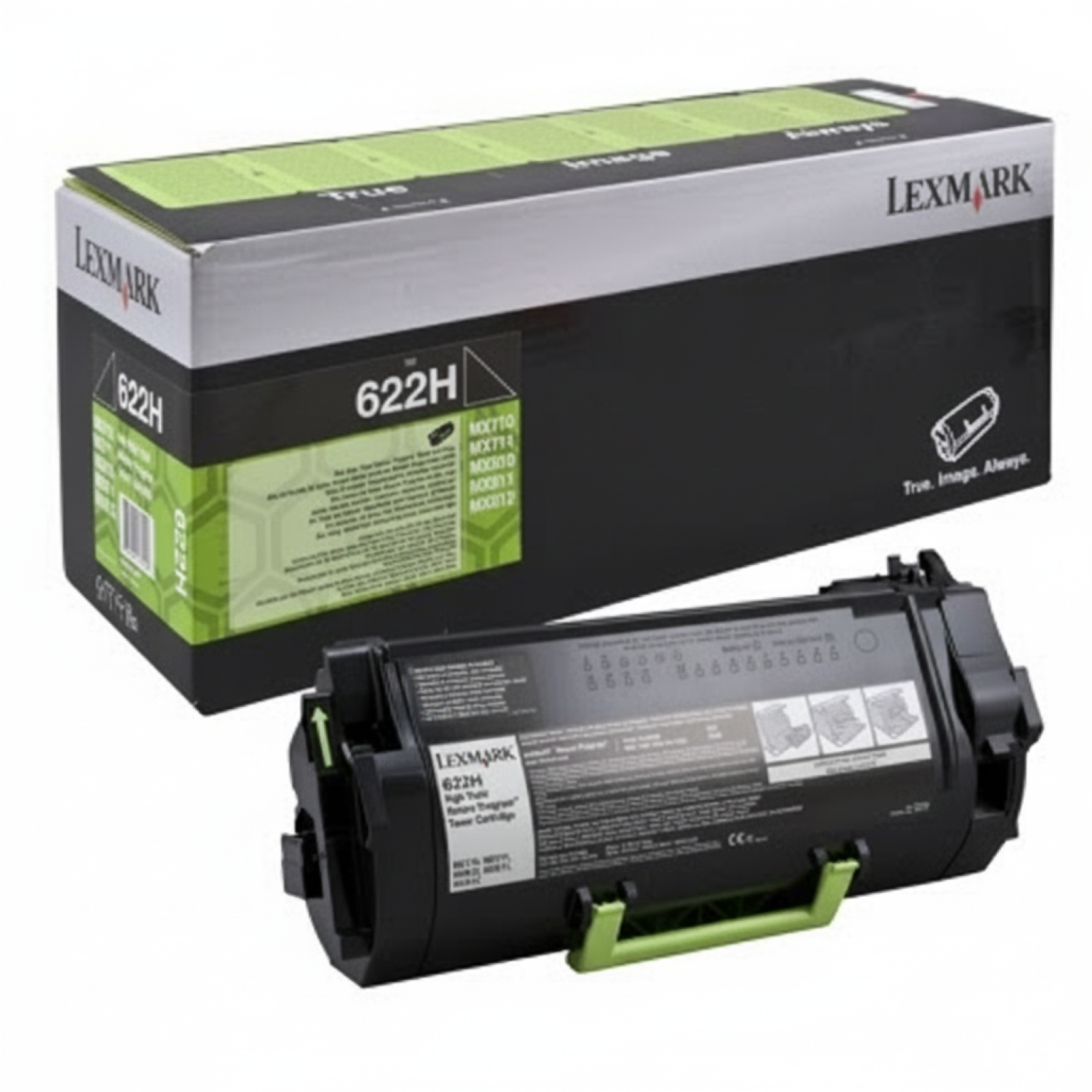 Toner Oryginalny Lexmark 622H (62D2H00) (Czarny)
