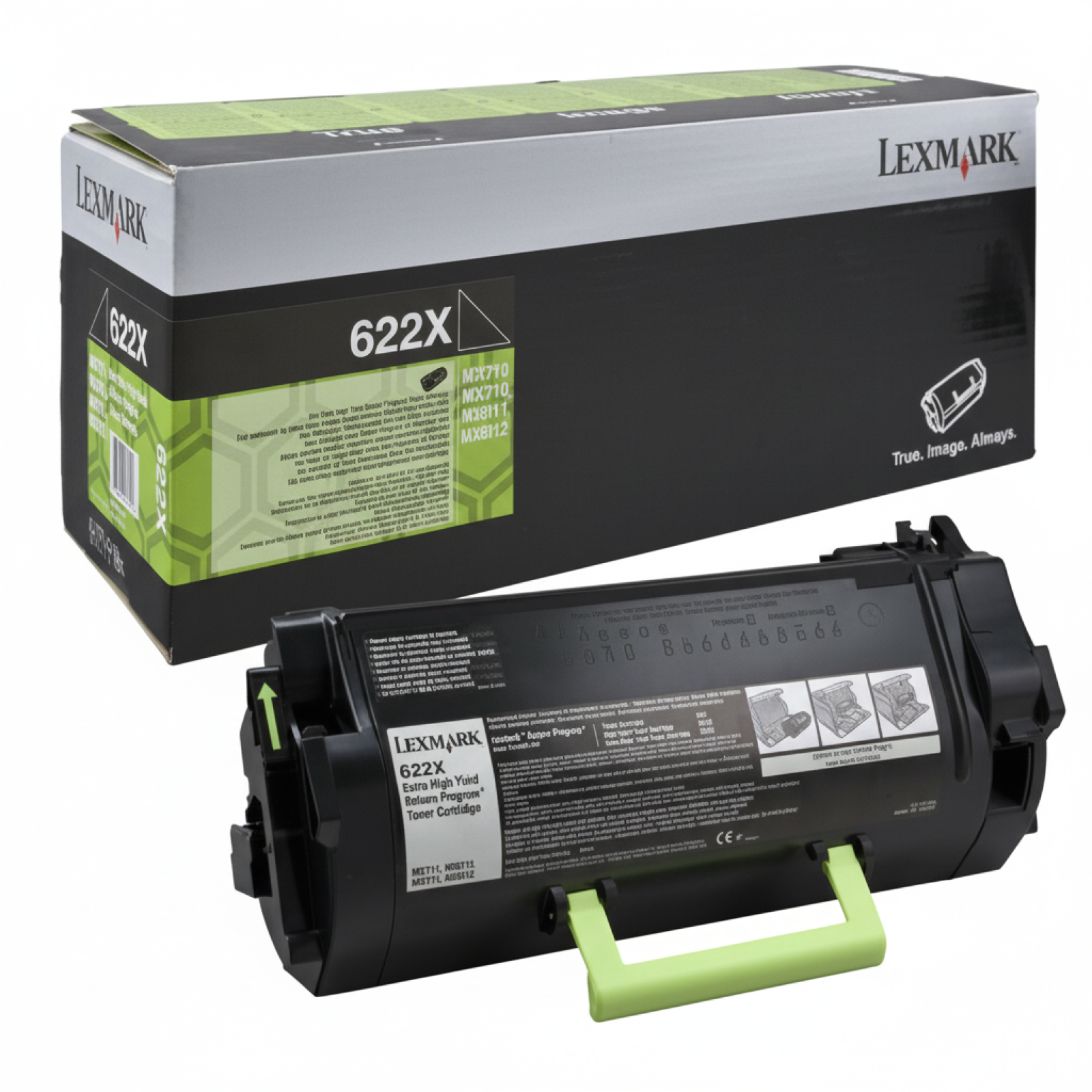Toner Oryginalny Lexmark 622X (62D2X00) (Czarny)